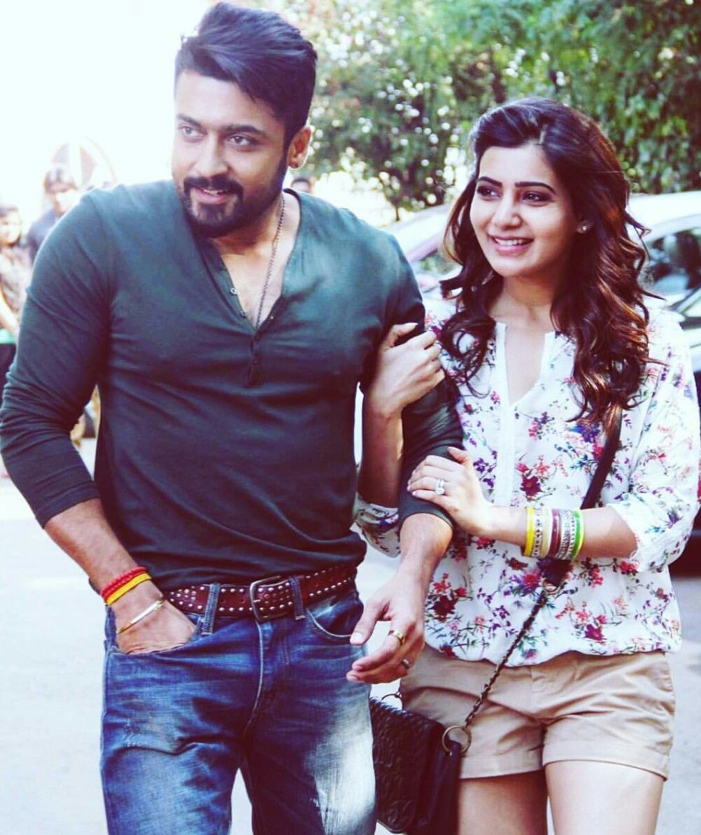 Such a cute pic of #Anjaan #Suriya #Samantha. Surya actor, Samantha photo, Samantha pics