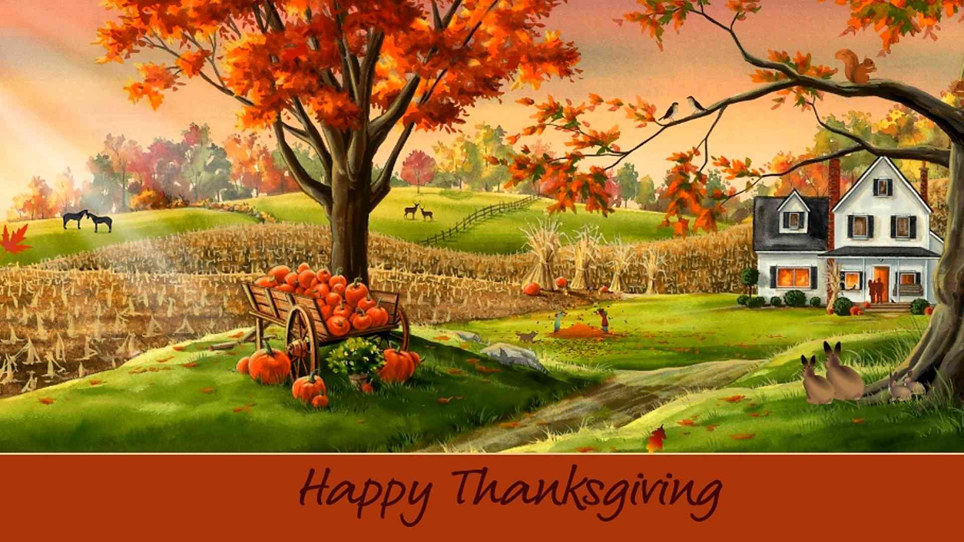 Thanksgiving Scenery Wallpaper Free Thanksgiving Scenery Background