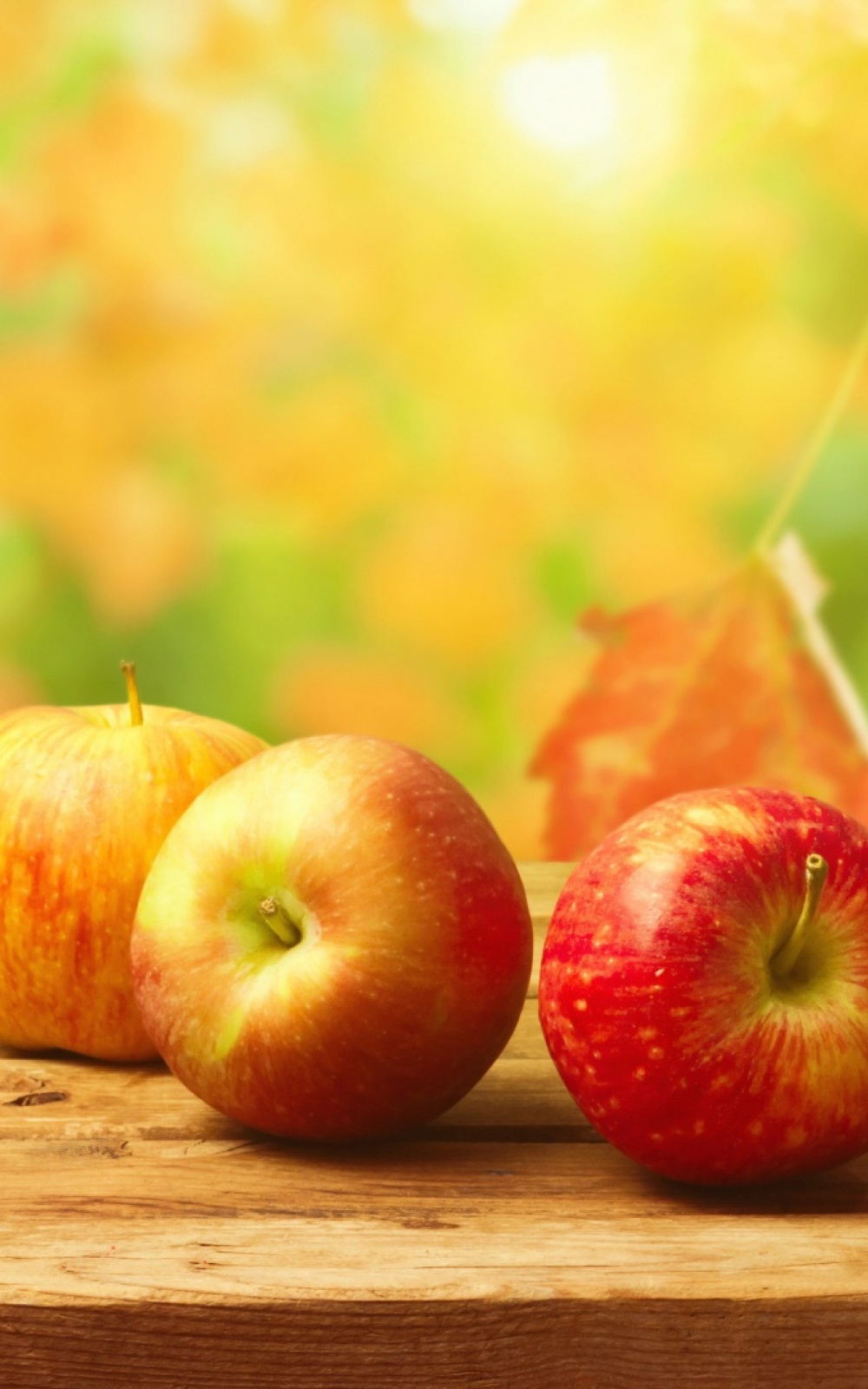 Download Autumn Apples Wood Table Android Wallpaper. Fruit, Fall apples, Apple fruit