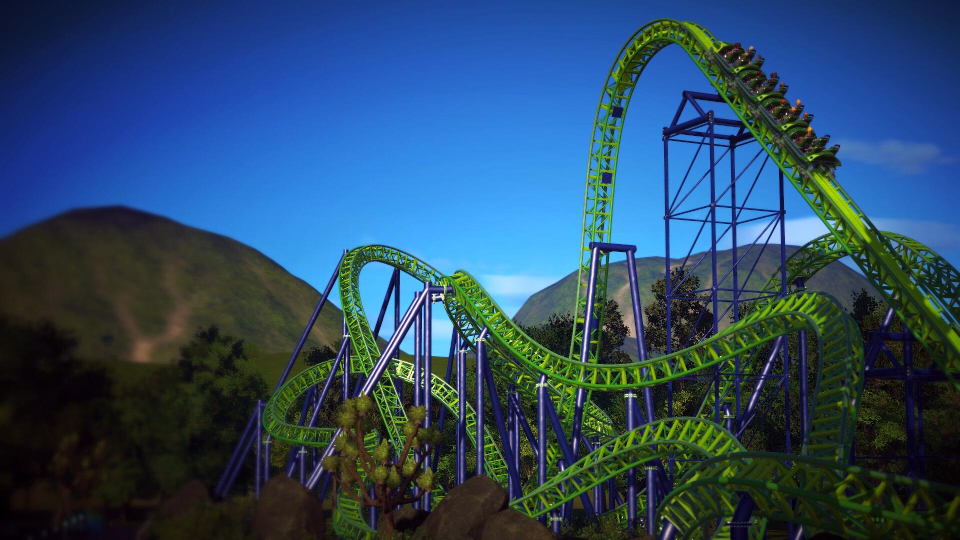 HELIX Update: This little spaghetti coaster is made for everyone! I really enjoy building this park. It's coming along nicely :)