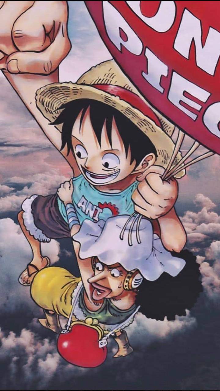 Luffy and Usopp kid wallpaper