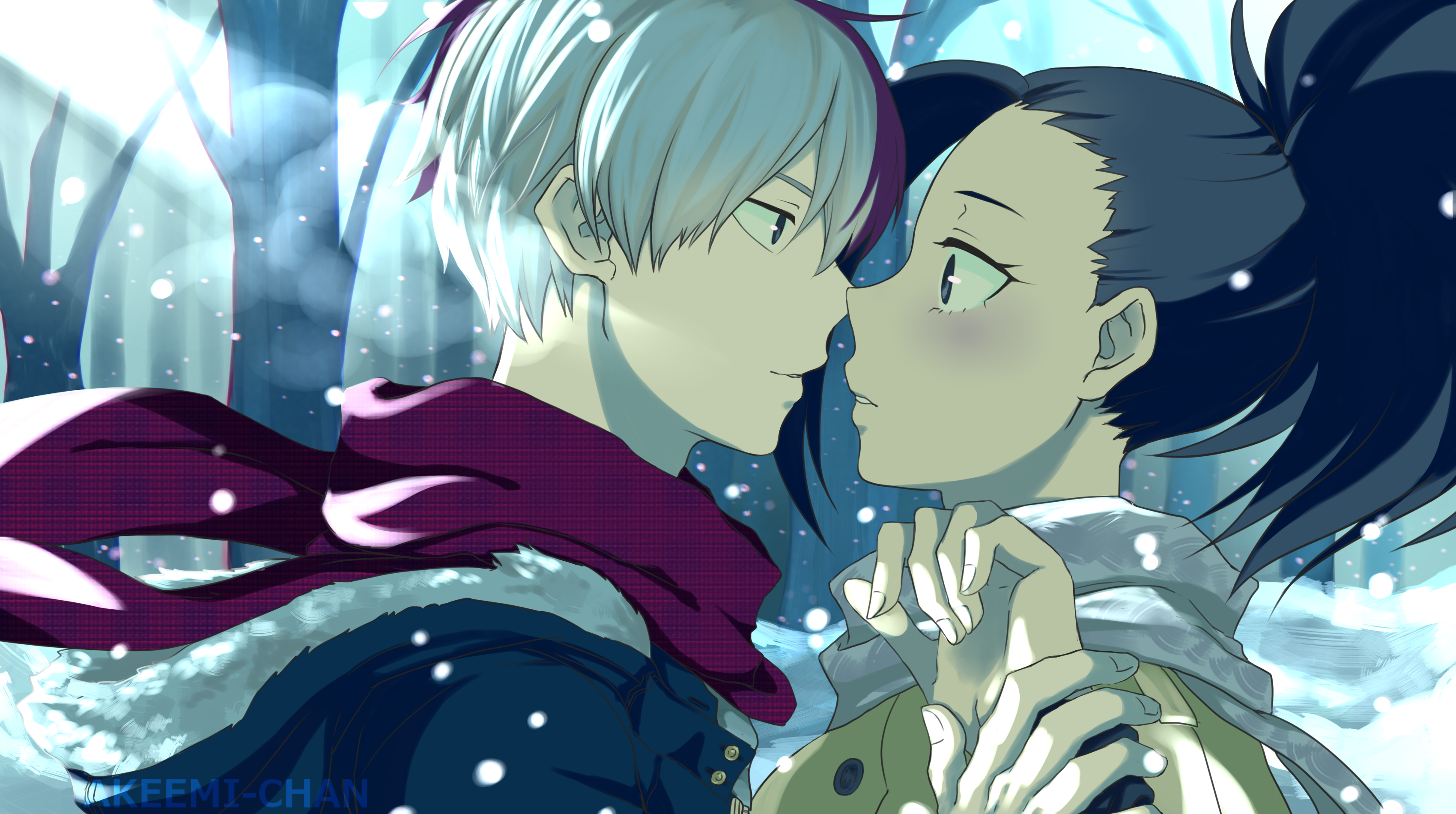 TodoMomo Todoroki Shouto Yaoyorozu Momo BNHA. My hero academia shouto, My hero academia manga, Anime