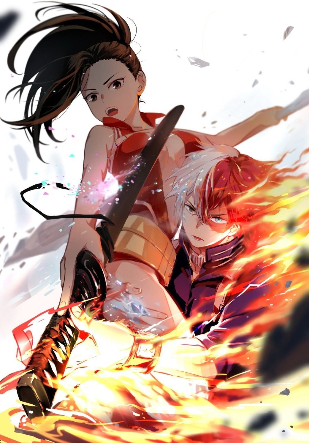 TodoMomo Yaoyorozu Momo Todoroki Shouto .com