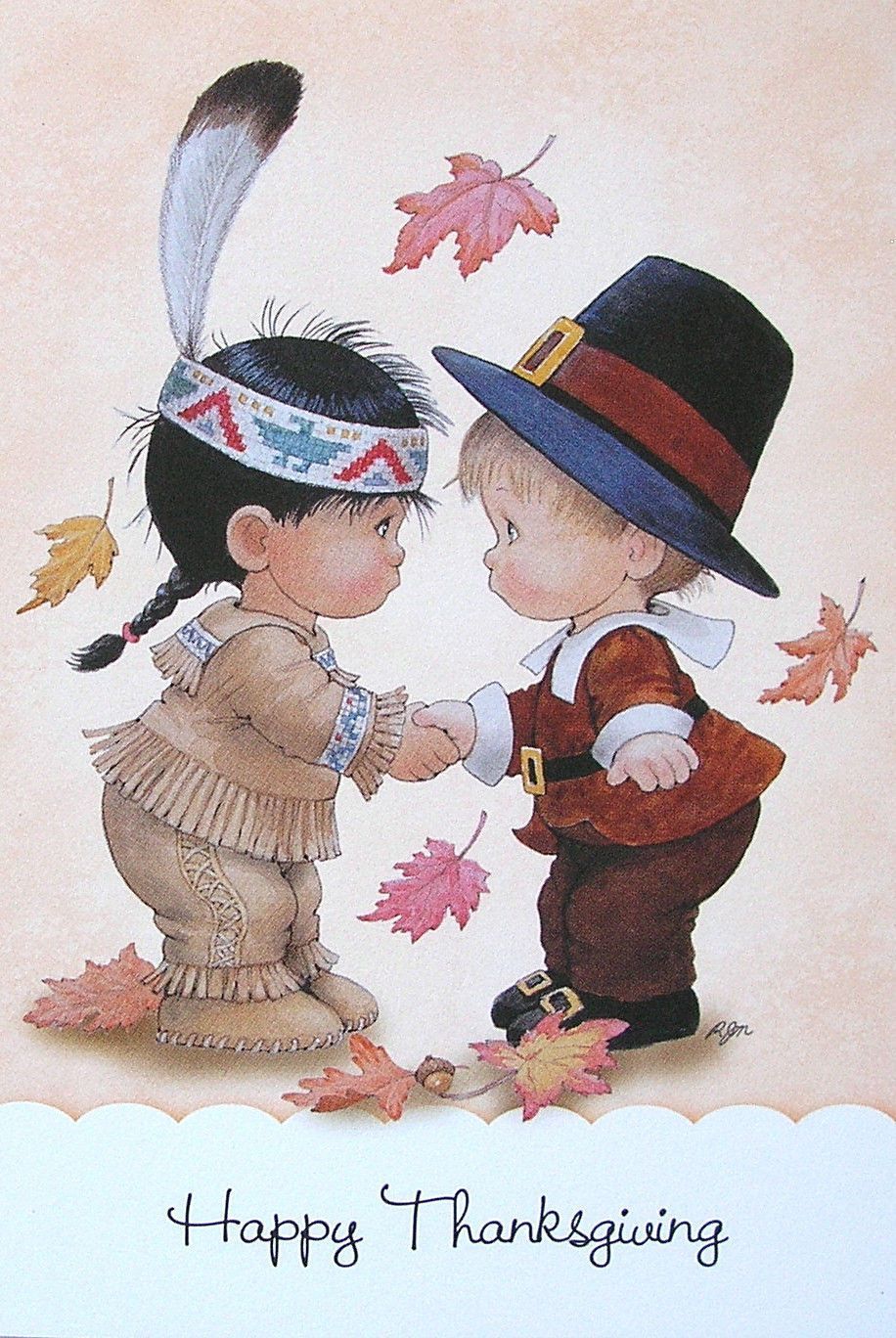 Child Pilgrim Native American Indian Thanksgiving. Thanksgiving greetings, Thanksgiving art, Thanksgiving picture