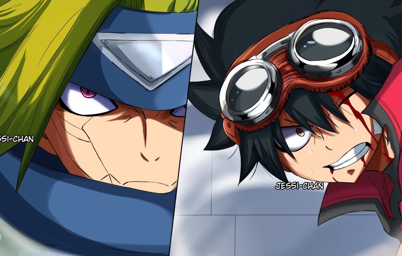 Wallpaper guys, Jinn, Zero Edem, Shiki Granbell, Eden's Zero image for desktop, section сёнэн