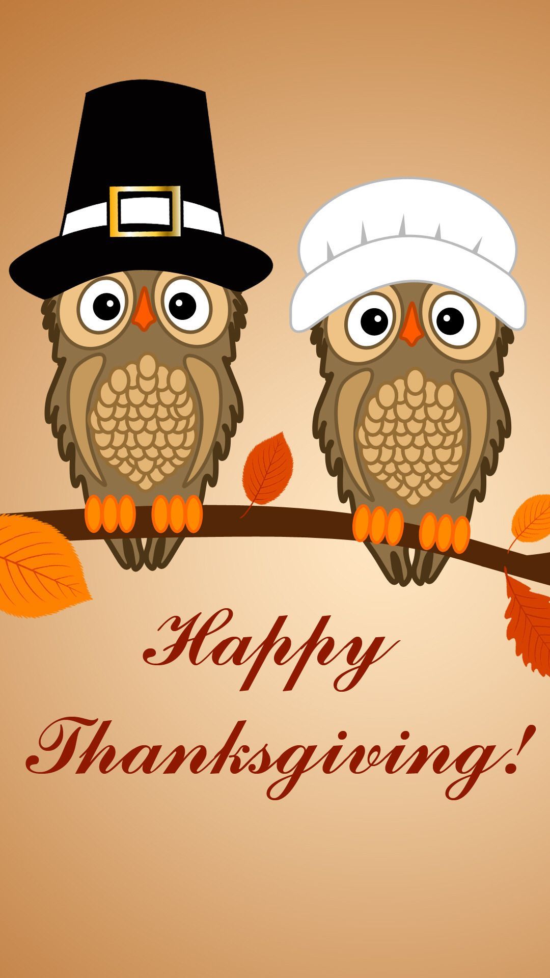 Owl Pilgrims. Happy thanksgiving wallpaper, Thanksgiving greetings, Thanksgiving owl