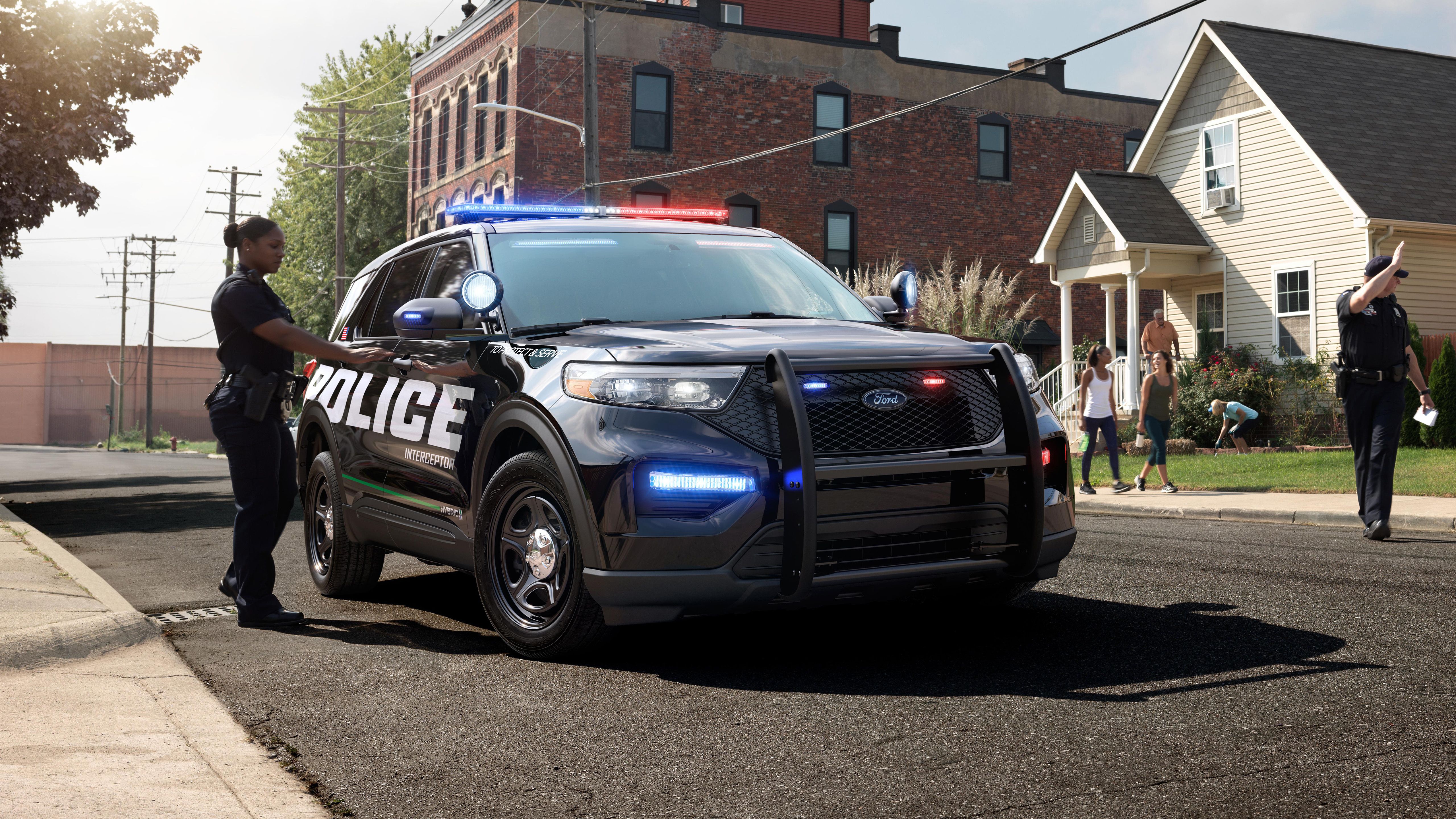 Ford Police Interceptor Utility 5K Wallpaper. HD Car Wallpaper