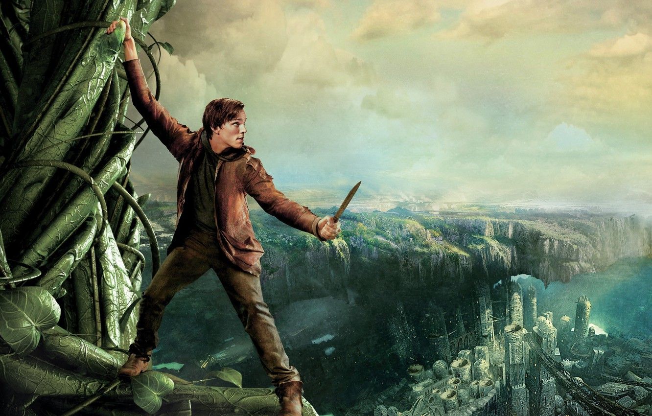 Wallpaper tale, Jack the giant Slayer, Nicholas Hoult, Jack the Giant Slayer, Beanstalk image for desktop, section фильмы