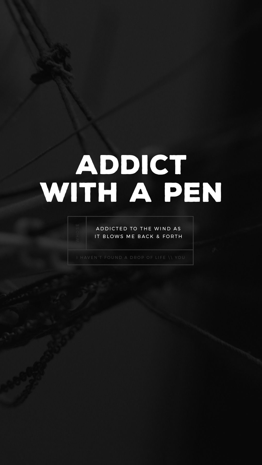 lockscreens no. 121 with a pen lyrics by. Best quotes wallpaper, Badass quotes, Life quotes