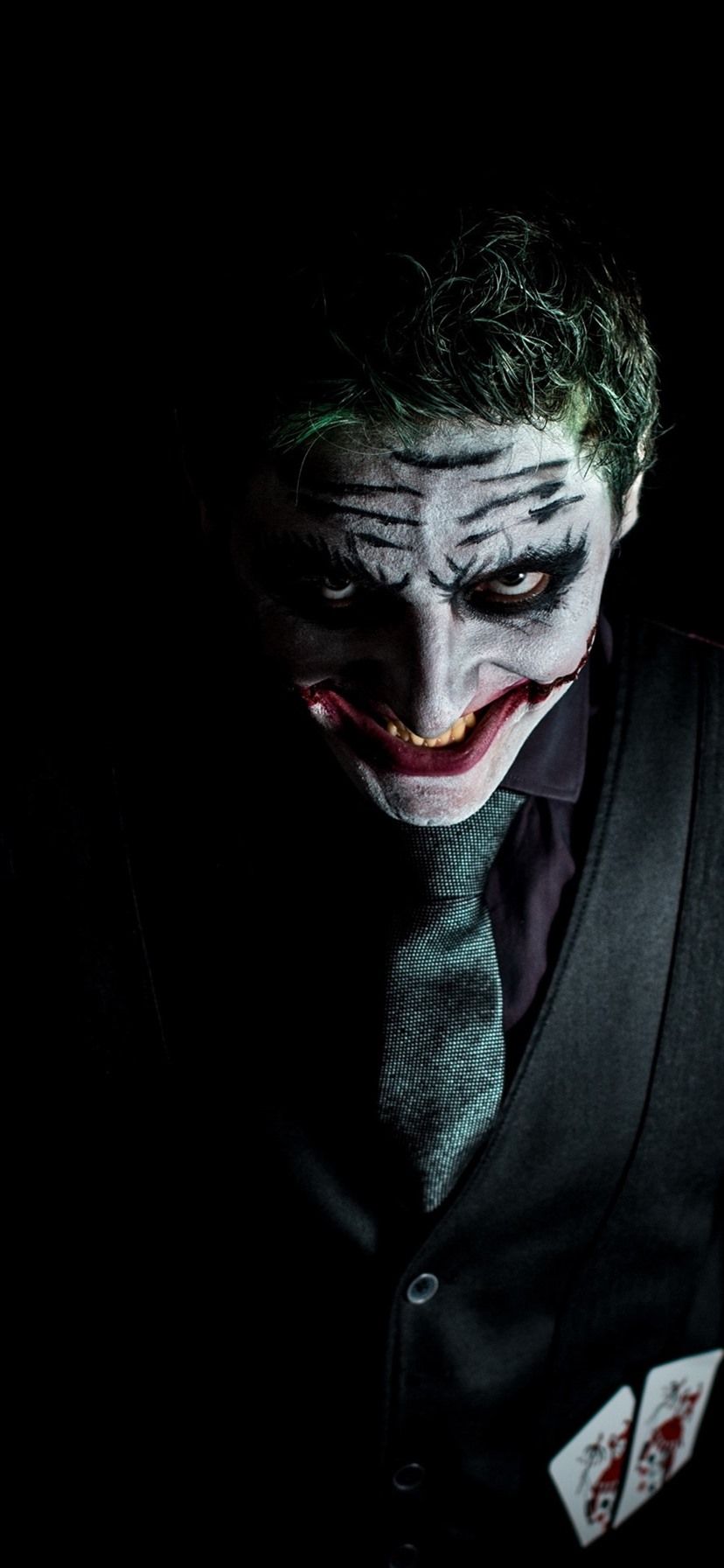 Joker, Black Background 1125x2436 IPhone 11 Pro XS X Wallpaper, Background, Picture, Image