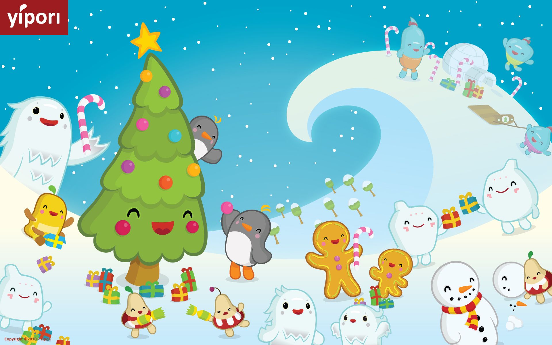Super Cute Cute Christmas Wallpaper For Desktop Image Four