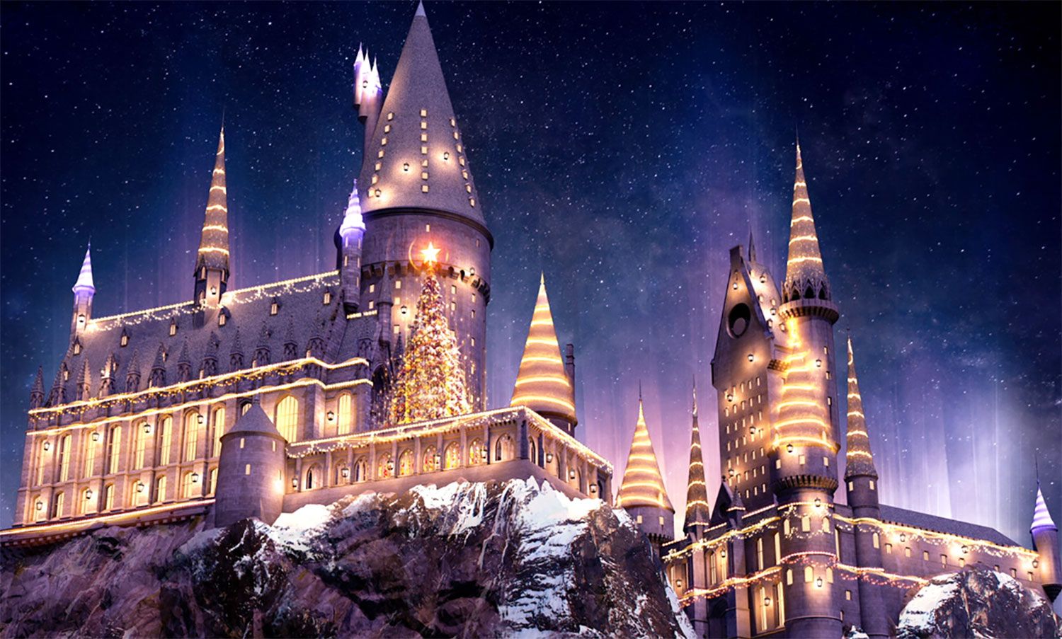 Harry Potter Christmas, Kung Fu Panda, & More Arriving Potter Castle Christmas HD Wallpaper