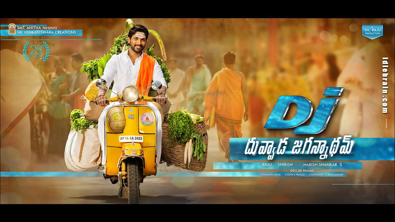 DJ. Duvvada Jagannadham wallpaper cinema posters Arjun & Pooja Hegde