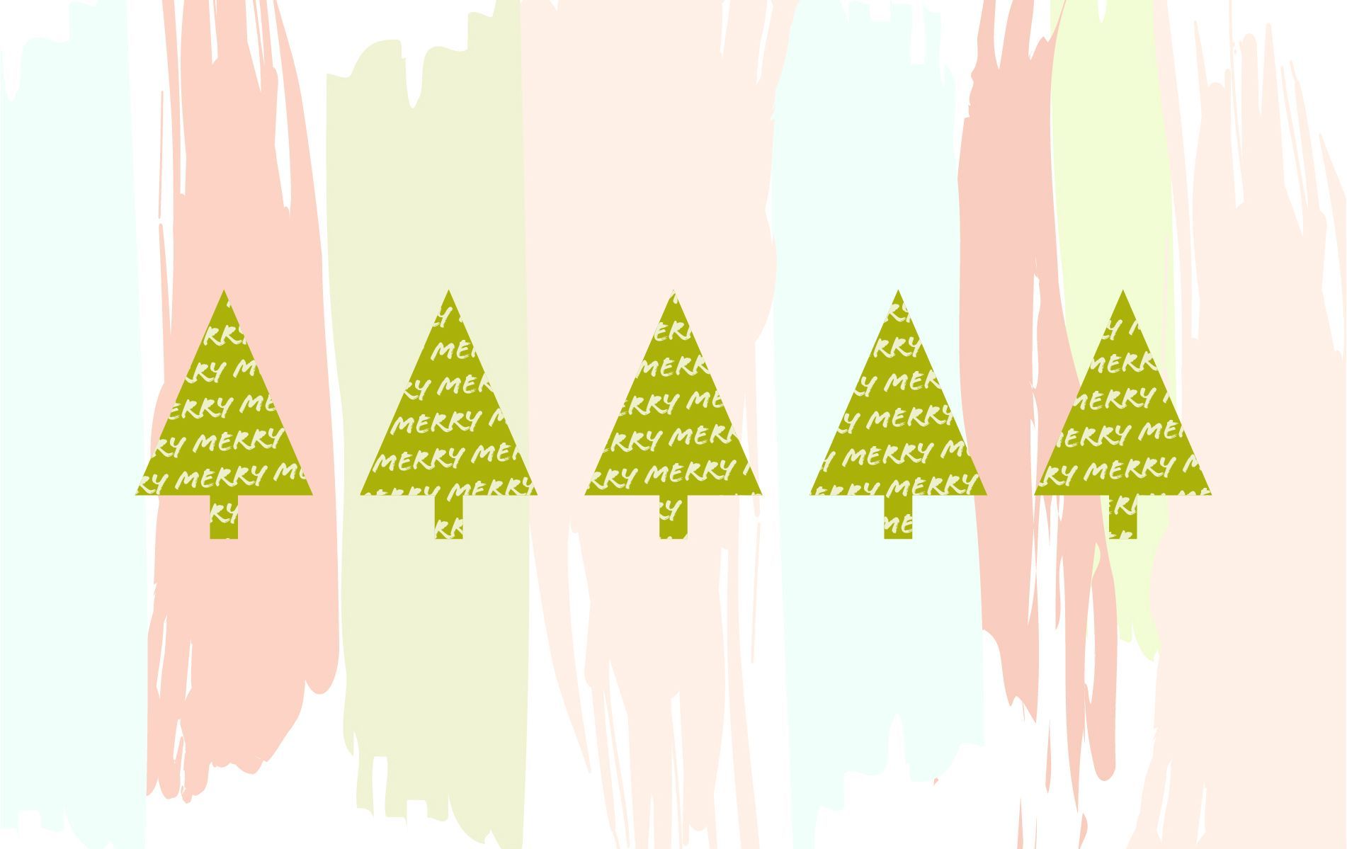 Pink christmas rainbows Christmas tree pattern  Stock Illustration  84333237  PIXTA