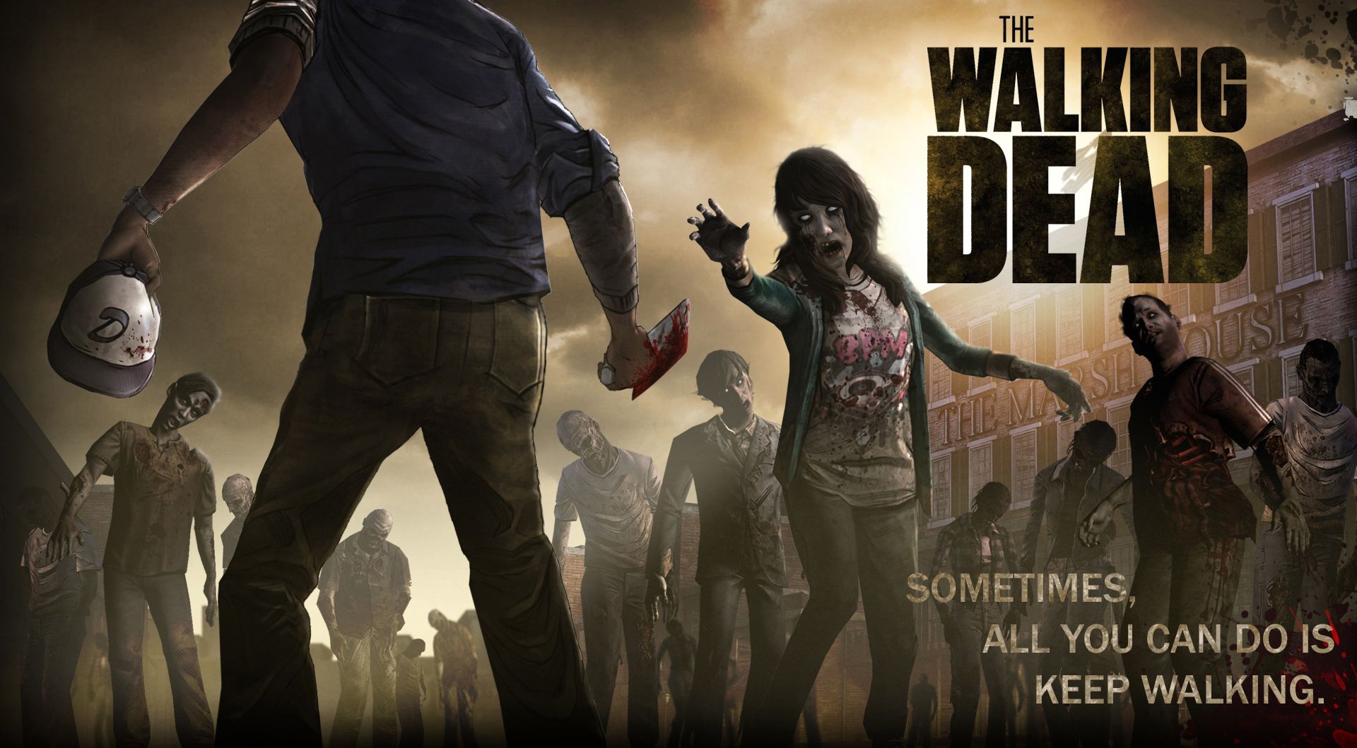 The Walking Dead Free Wallpaper Wallpaper Dead Telltale Season 1 No Time Left Wallpaper & Background Download