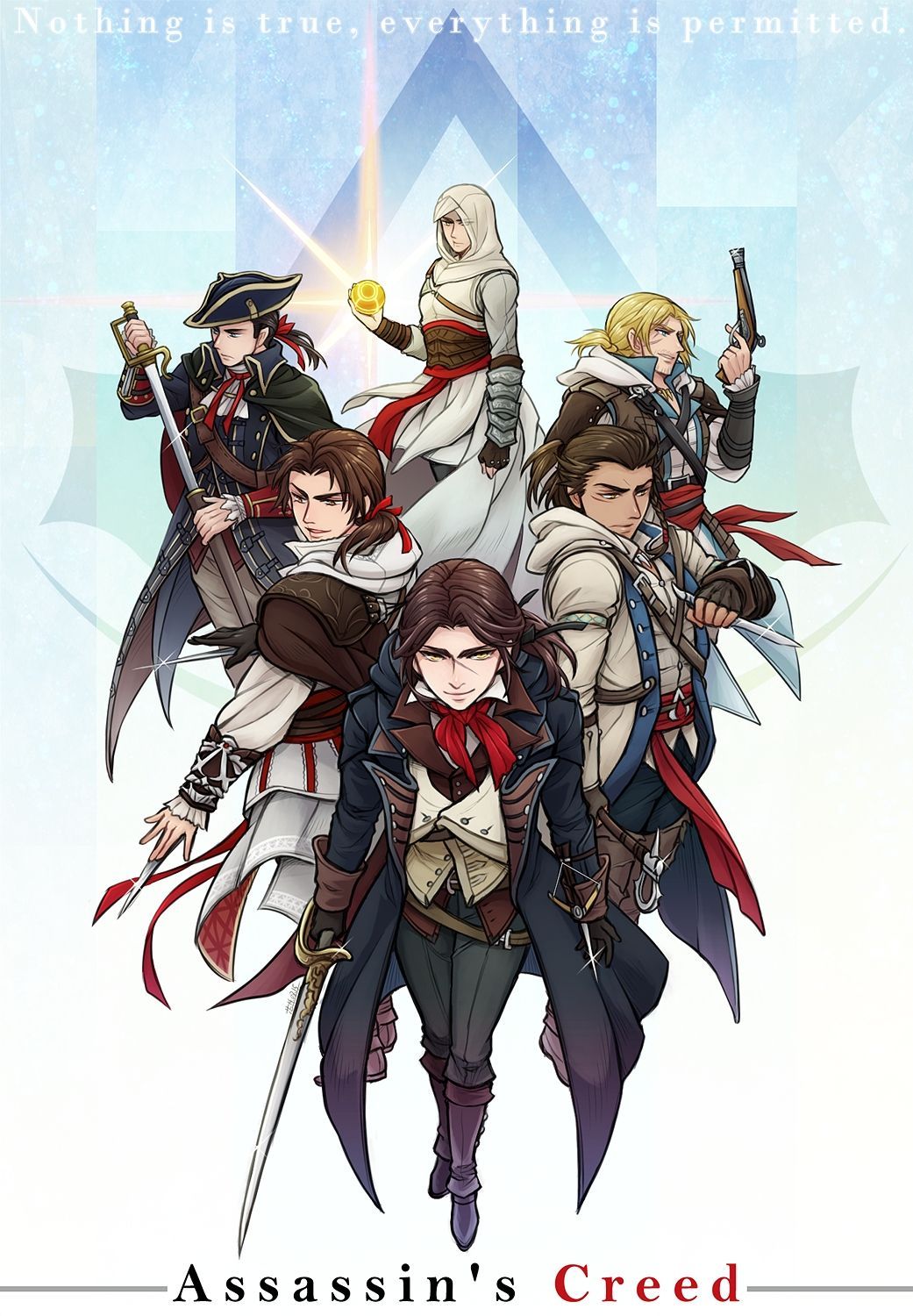 Assassin's.Creed.full. (1041×1500). Assassins creed anime, Assassins creed, Assassins creed art