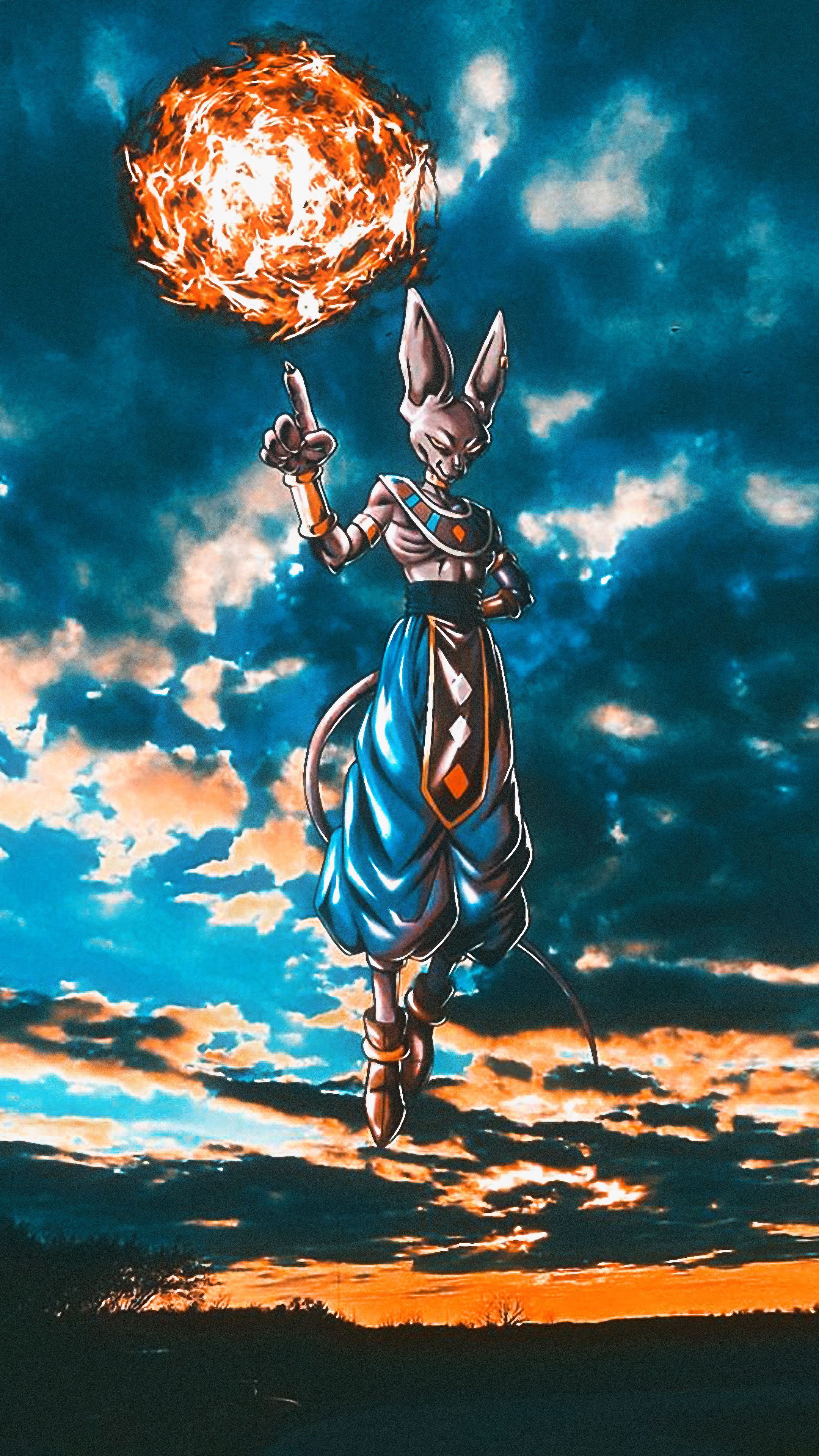 Super Saiyan God In Dragon Ball Super 4K Ultra HD Mobile Wallpaper