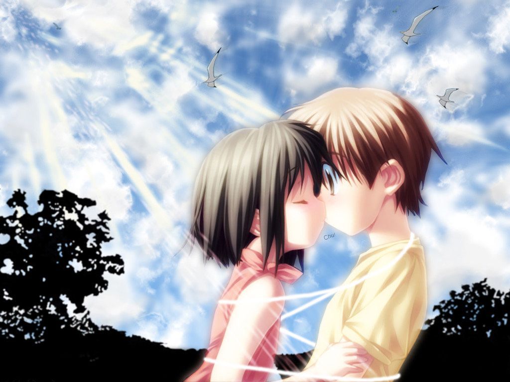 Cute anime kids. Anime, Anime child, Anime couple kiss