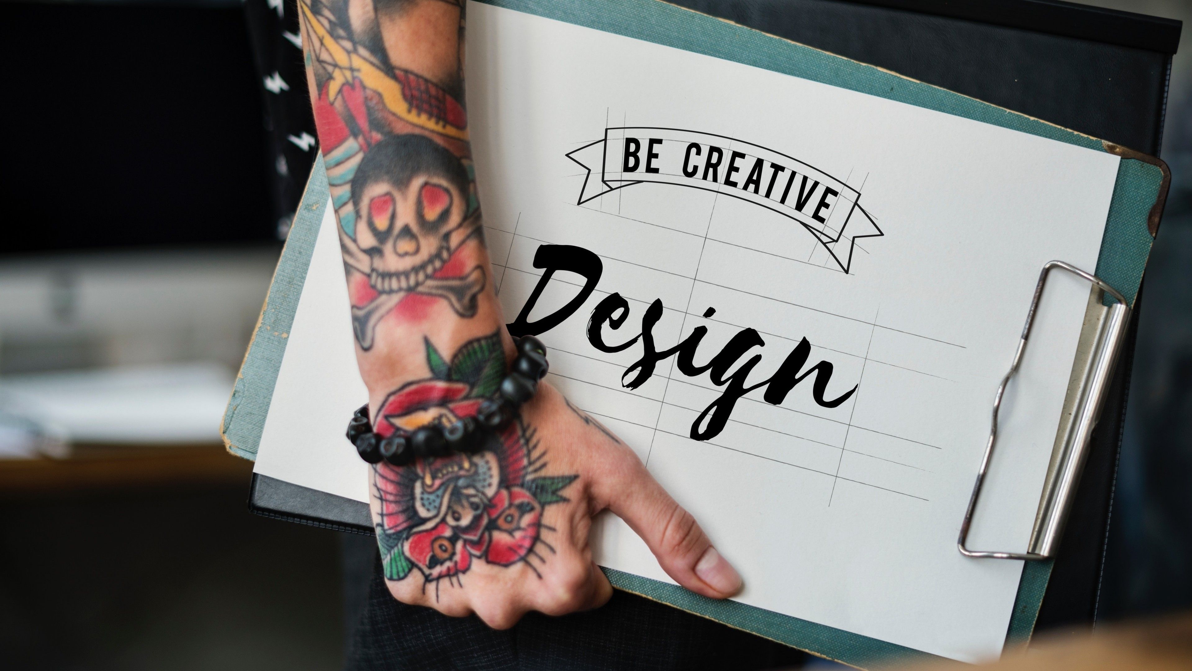 Download 3840x2160 Papers, Design, Hand, Tattoo, Calligraphy Wallpaper for UHD TV