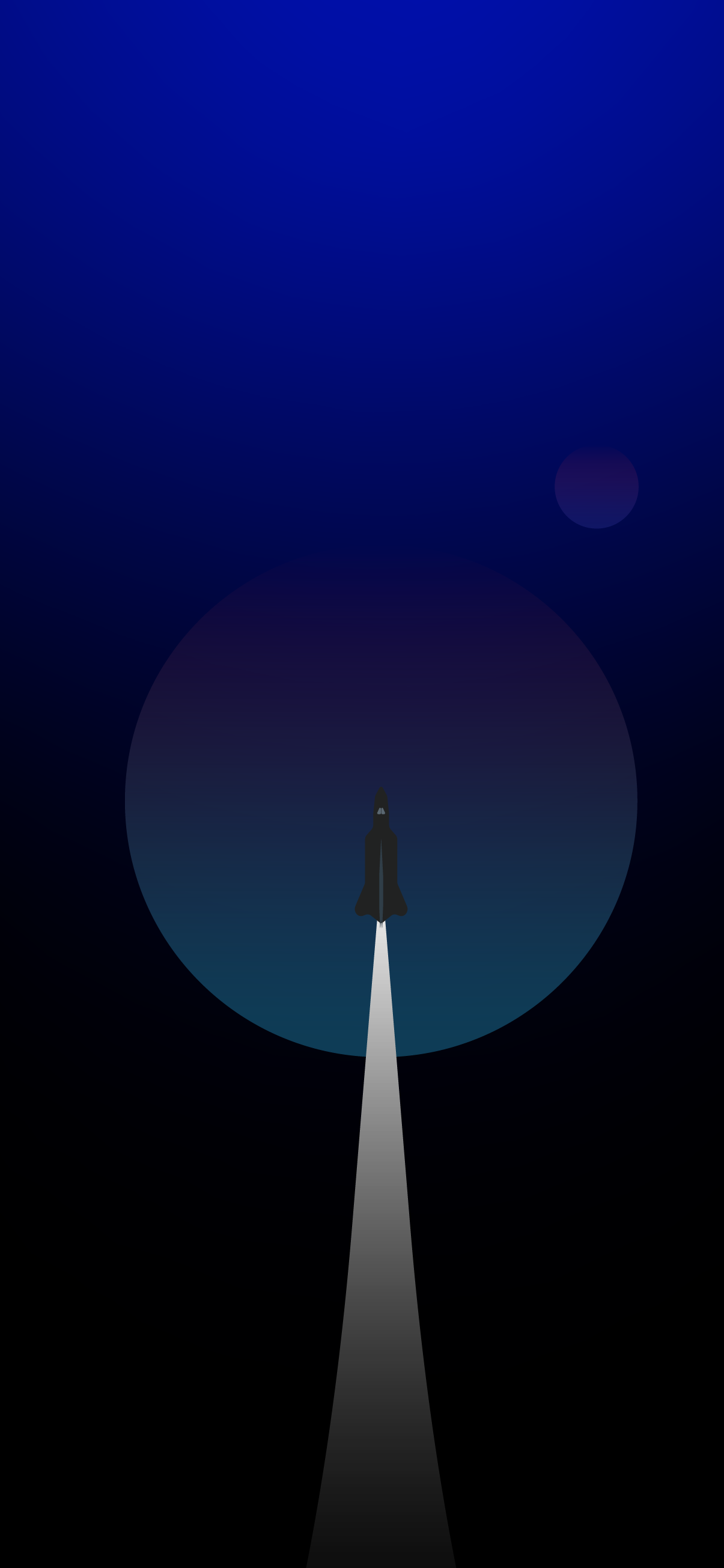 v2 MOBILE WALLPAPER 4K MINIMAL ROCKET