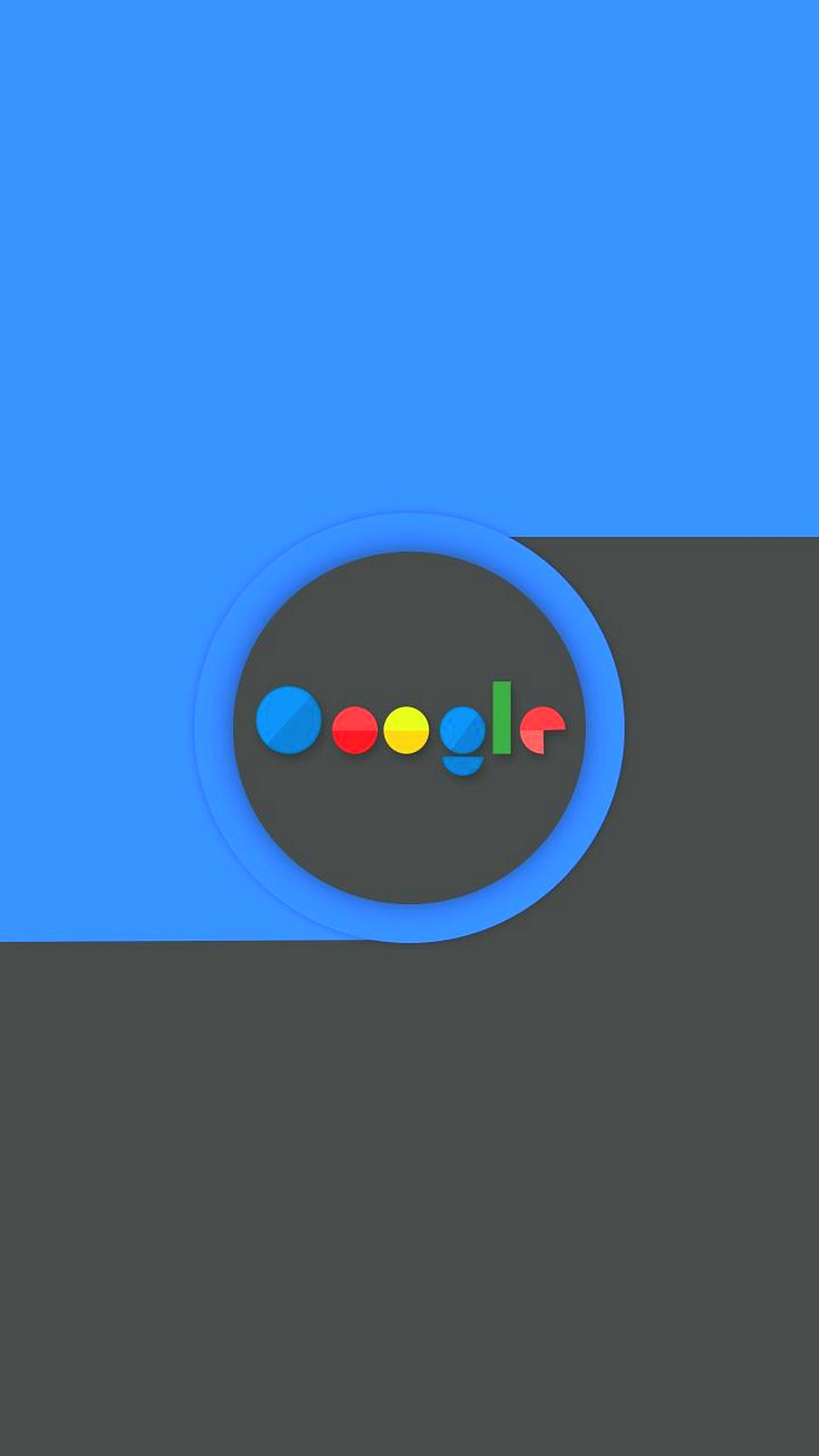 Dark Blue Google Logo Minimal HD Wallpaper Download ⋆ Traxzee