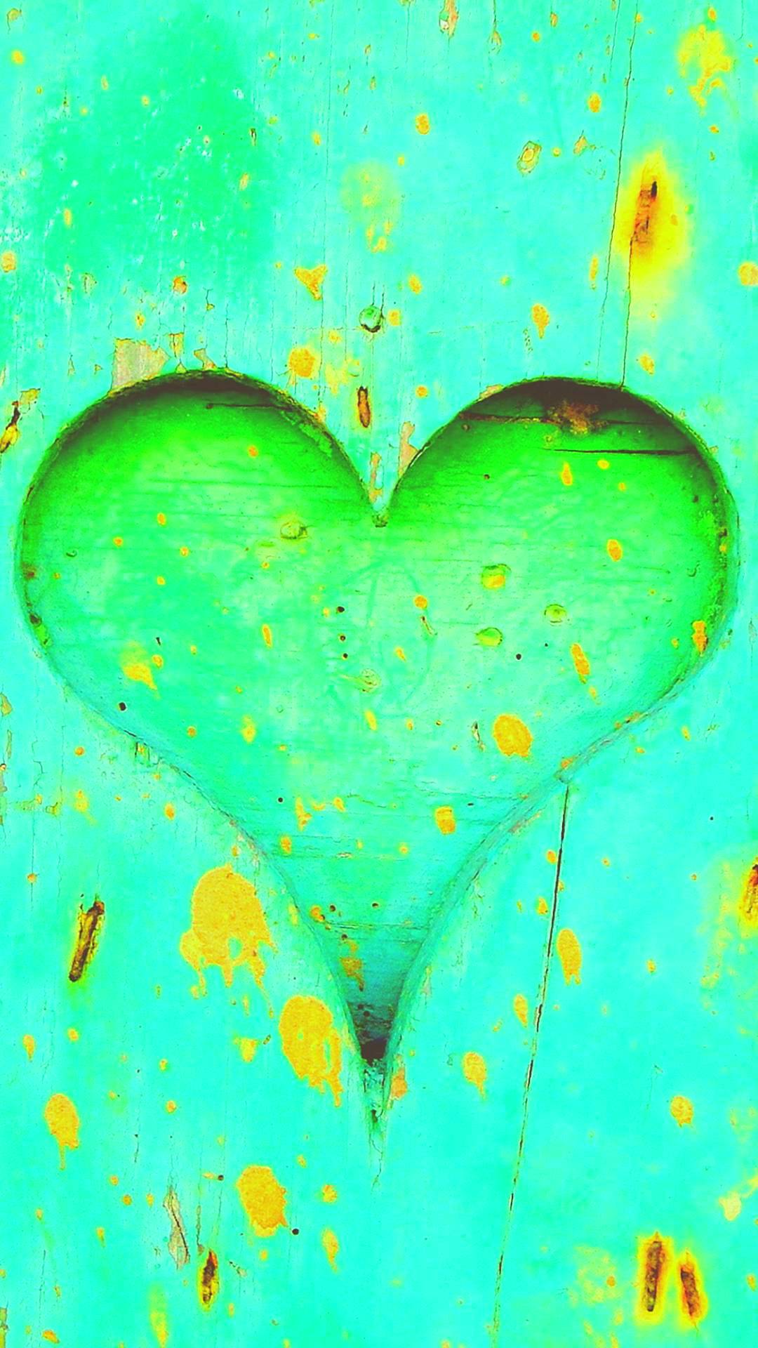 Green Heart Wallpapers - Wallpaper Cave