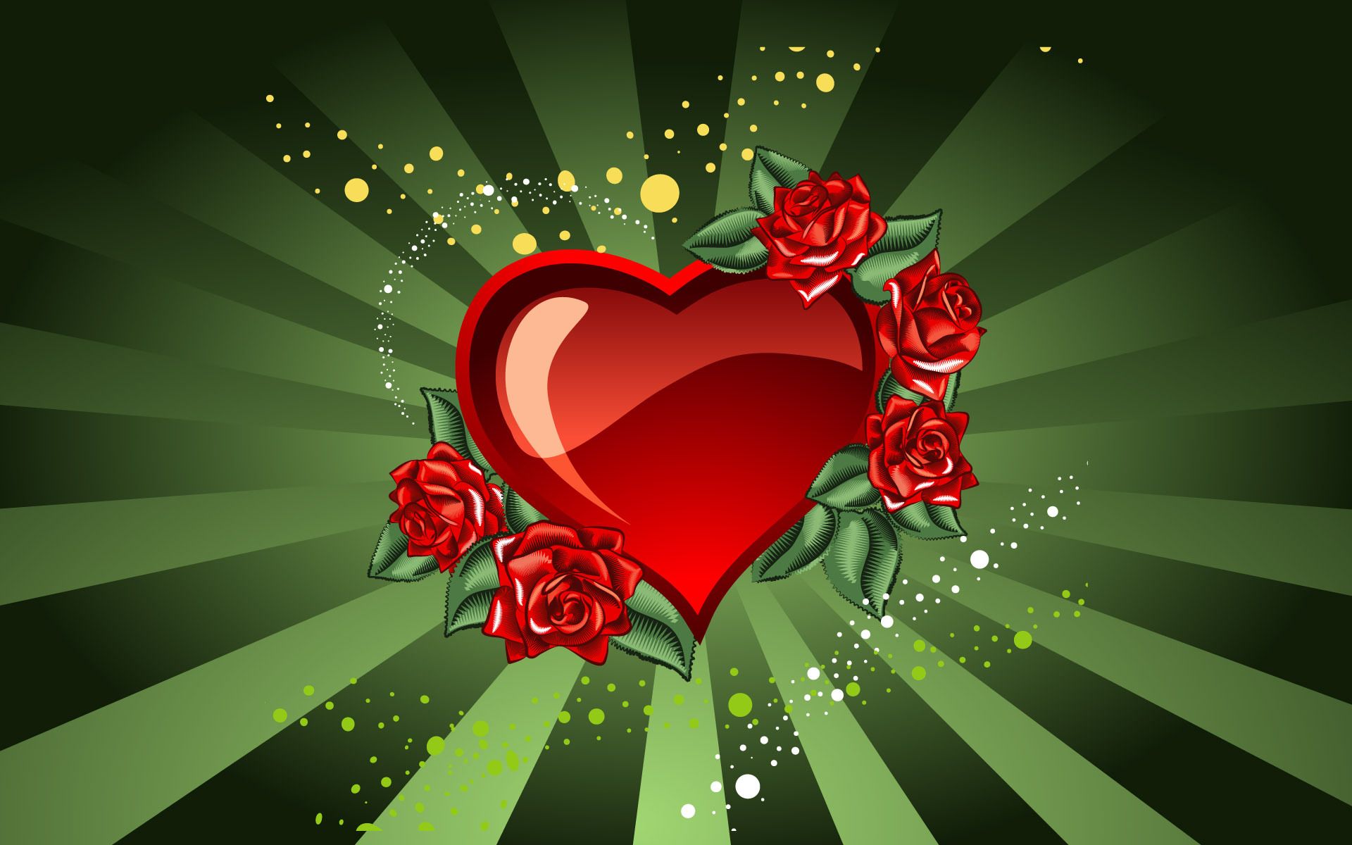 heart wallpaper green Desktop Wallpaperk HD