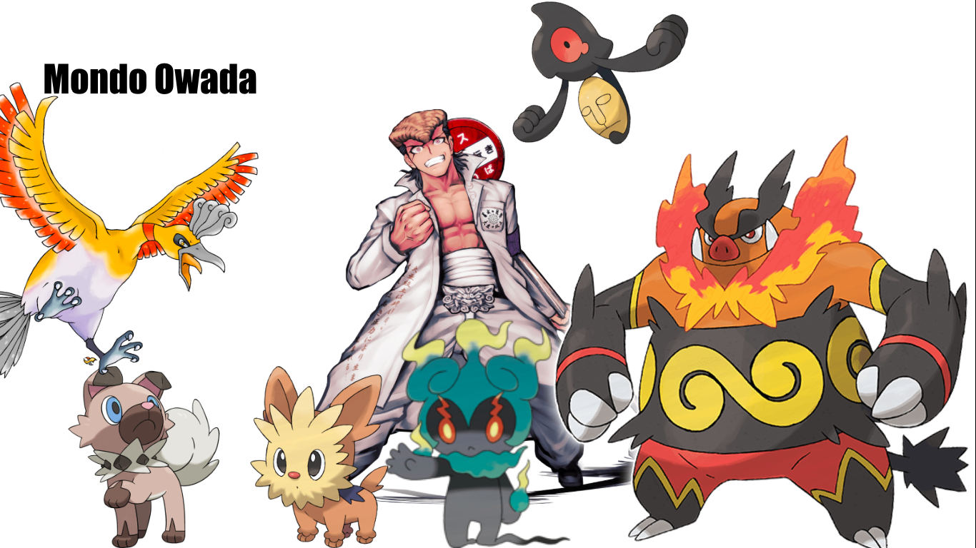 Daily Danganronpa Pokemon Teams Day 4: Mondo Owada