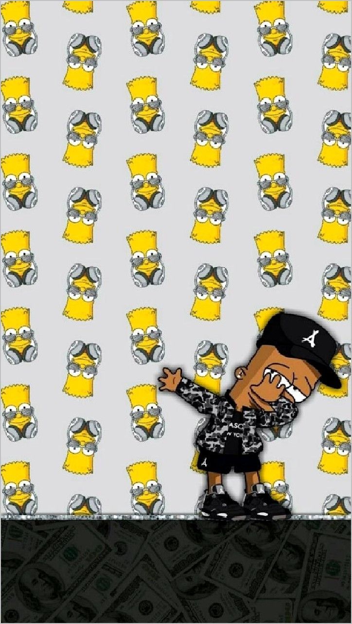 Bart Supreme Wallpaper 4k. The simpsons, Bart simpson, Supreme wallpaper