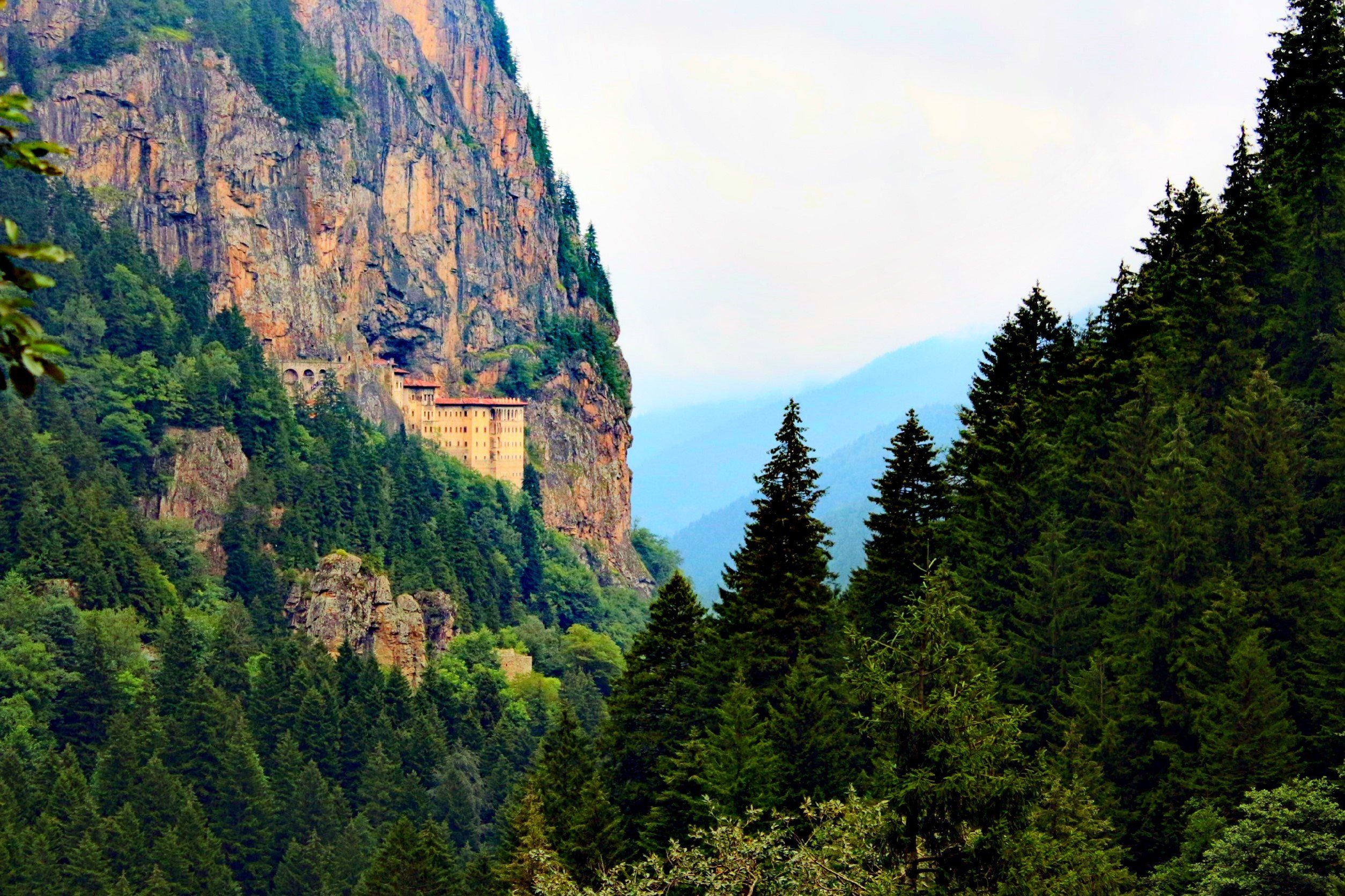 Trabzon, Turkey, Nature, Green, Panagia Sumela, Sumela, Sumela Monastery, Castle Wallpaper HD / Desktop and Mobile Background