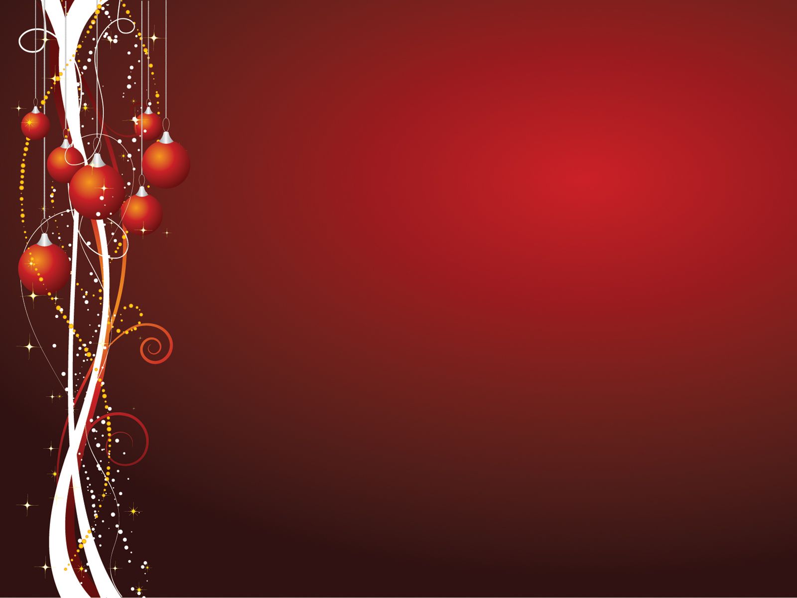 Xmas Theme Powerpoint , Red PPT Background and