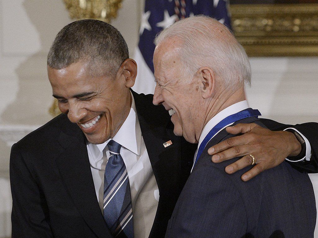 Joe Biden has a favourite Obama bromance meme