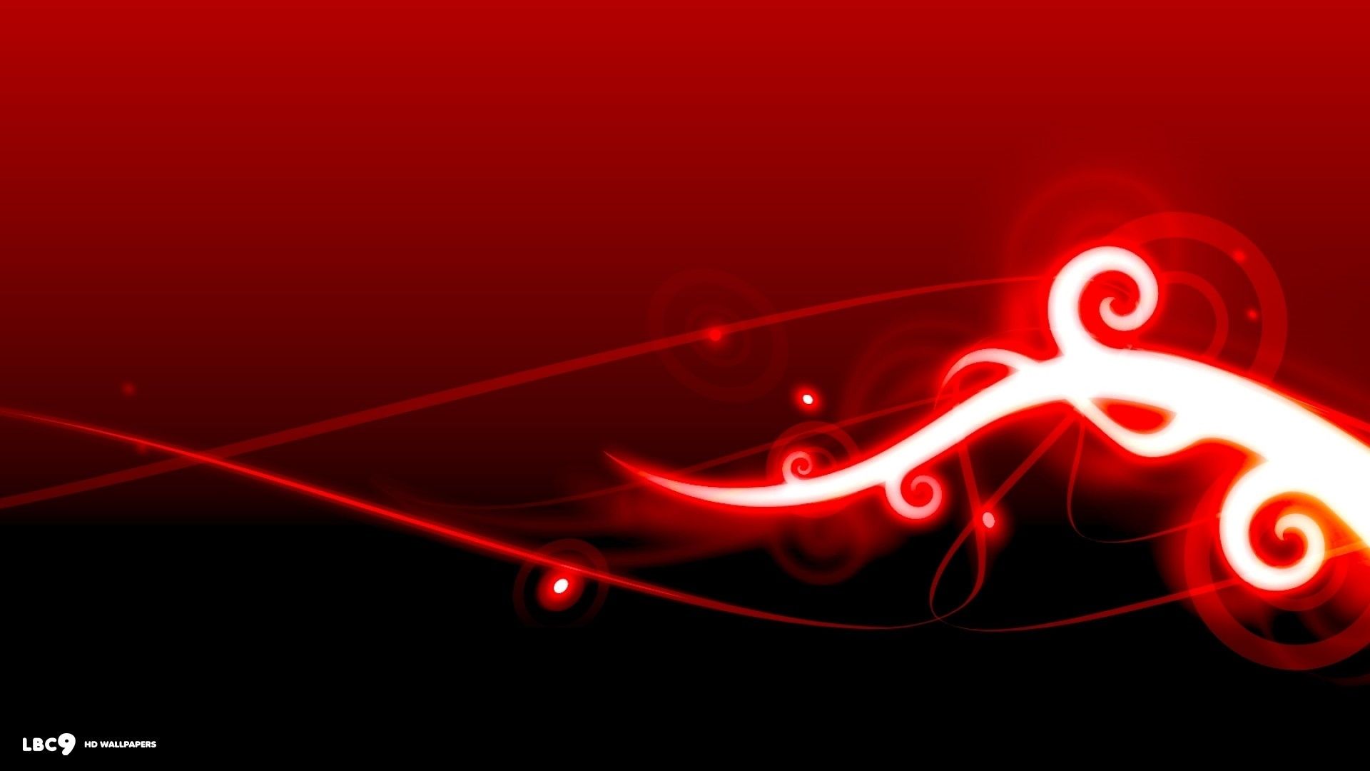 Red Abstract Pc Wallpaper