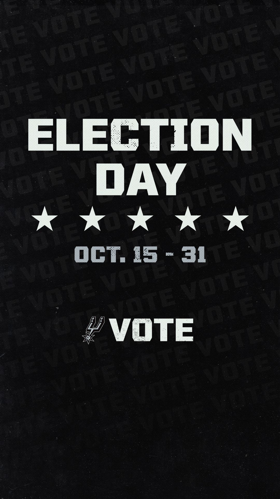 Vote 2020. San Antonio Spurs