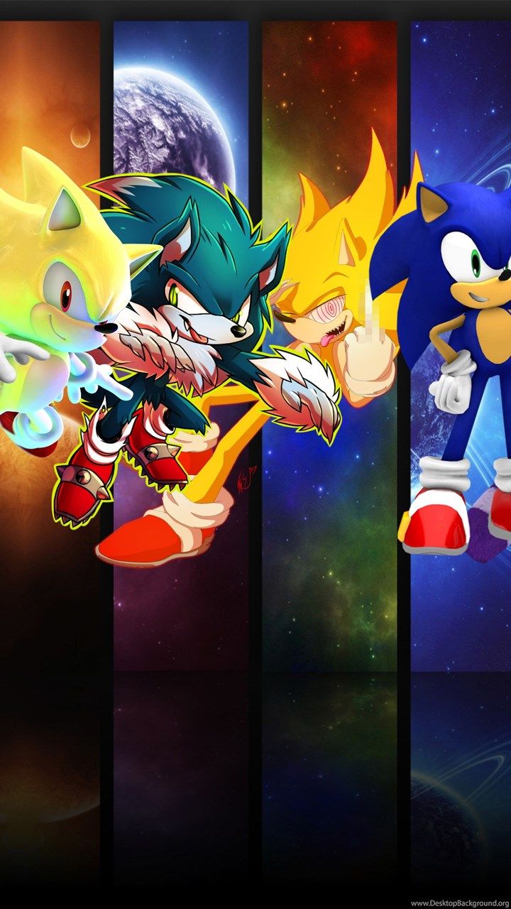Sonic Form Wallpaper 2 By Sonic Werehog Fury Desktop Background