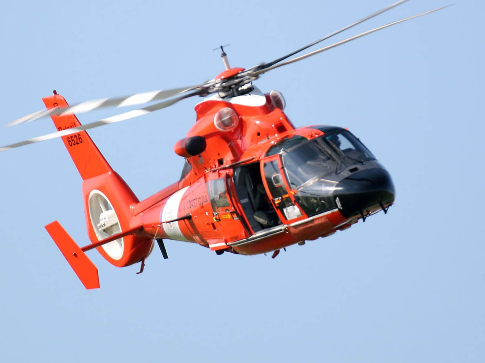 hd wallpaper high resolution: HH 65 Dolphin US Coast Guard Helicopter Wallpaper