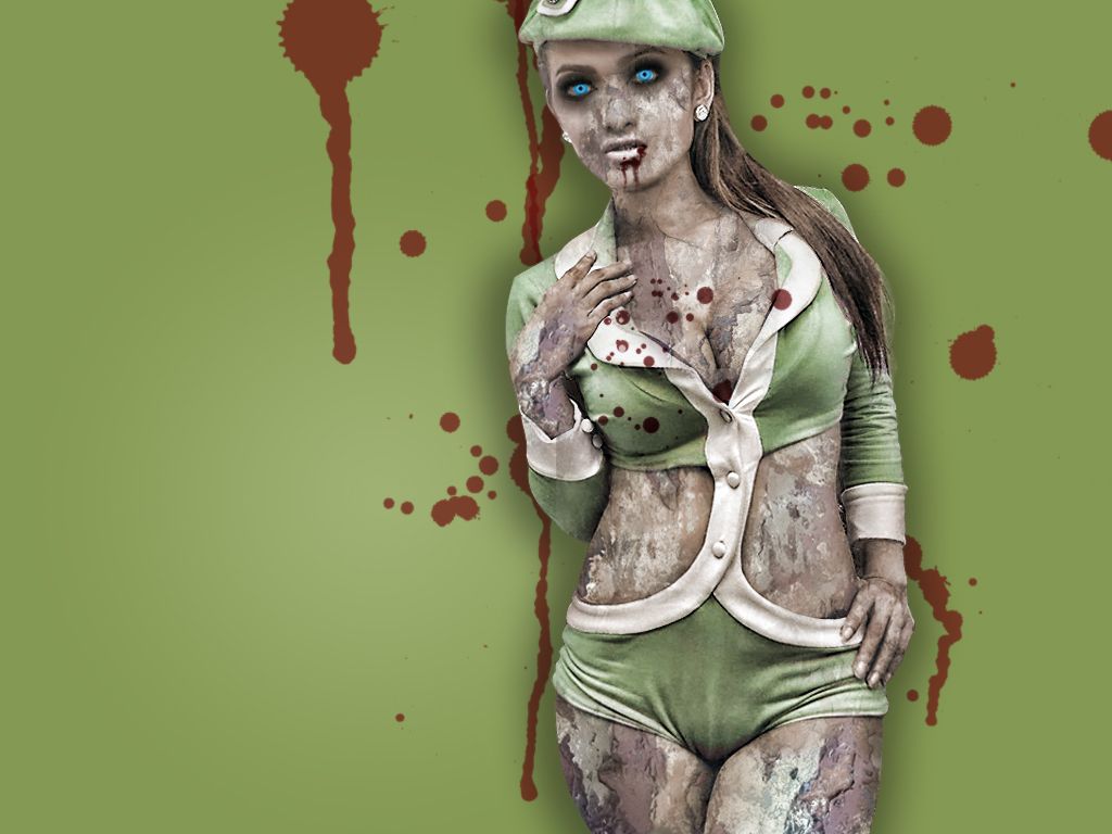 Free download Scary Wallpaper Zombie Part 2 Scary Wallpaper [1024x768] for your Desktop, Mobile & Tablet. Explore Zombie Girl Wallpaper. Rob Zombie Wallpaper, Plants Vs Zombies Wallpaper, Call