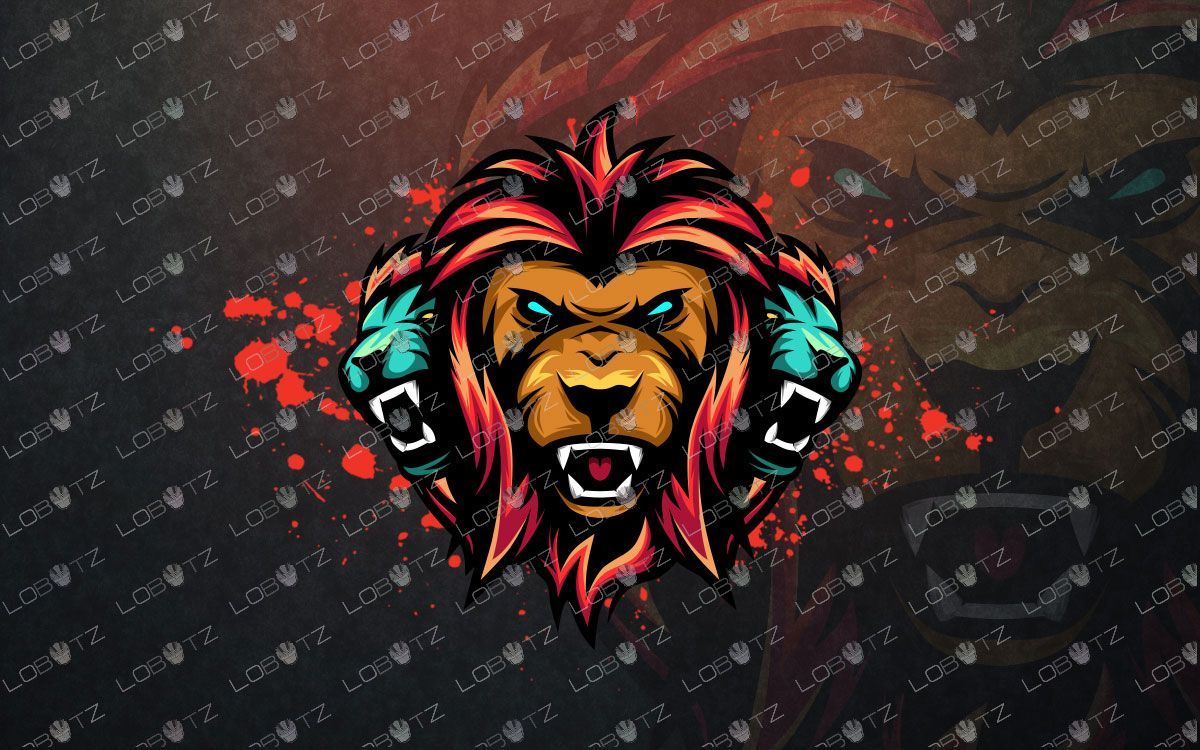 Lions Mascot Logo. Lions eSports Logo. Esports logo, Mascot, Game logo