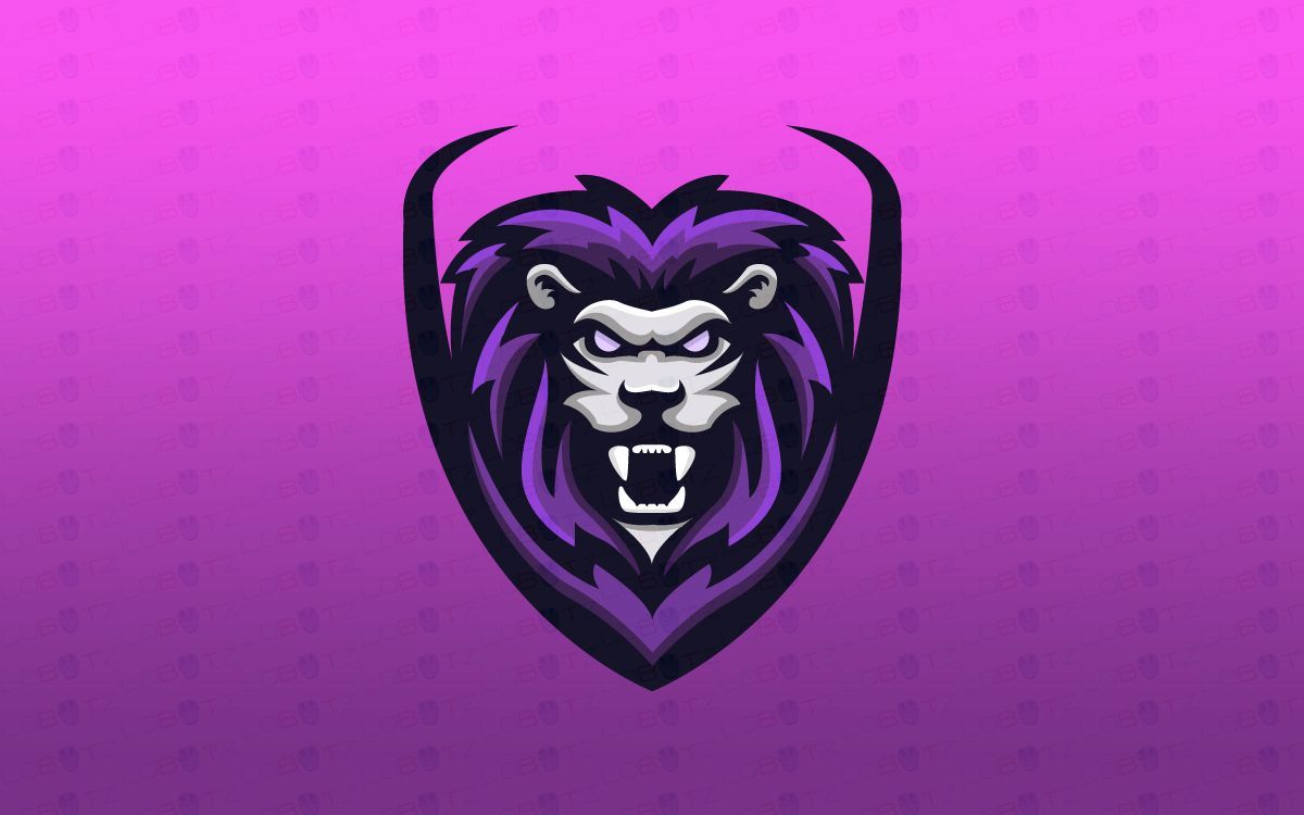 Lion Mascot Logo. Lion eSports Logo. Esports logo, Mascot, Logos