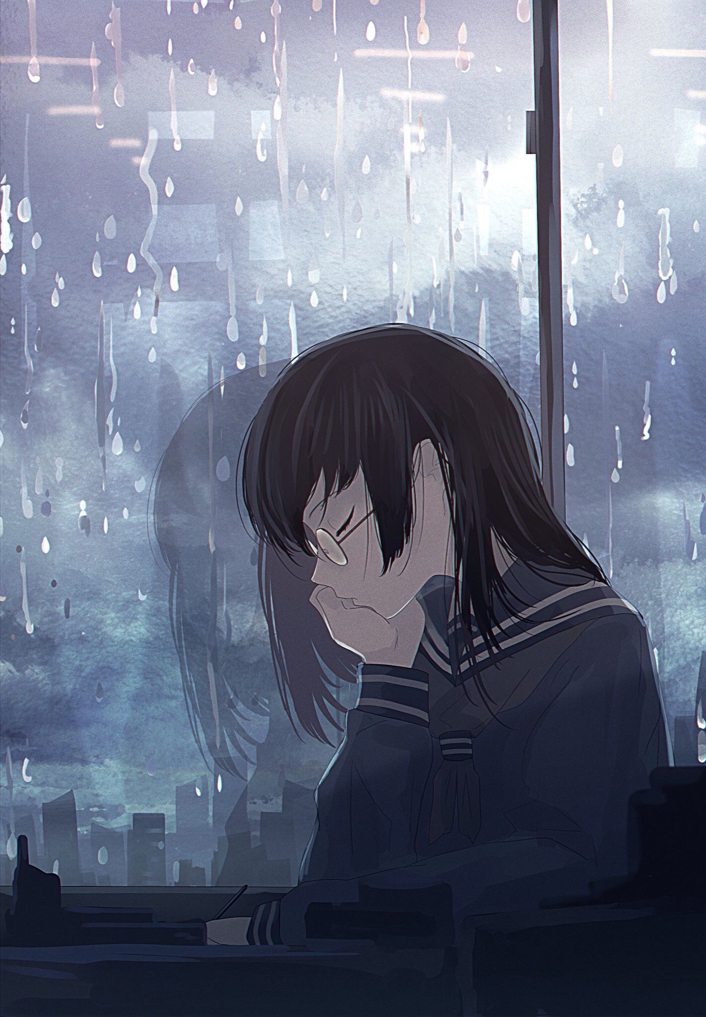 Sad Anime, disappointed anime girls HD wallpaper | Pxfuel