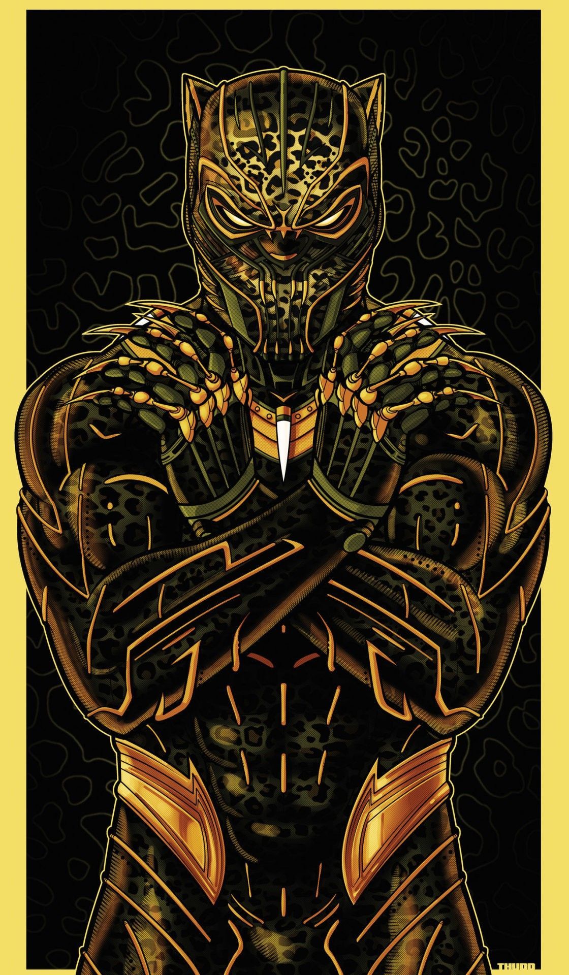 Golden Jaguar. Black panther marvel, Black panther art, Marvel comics wallpaper