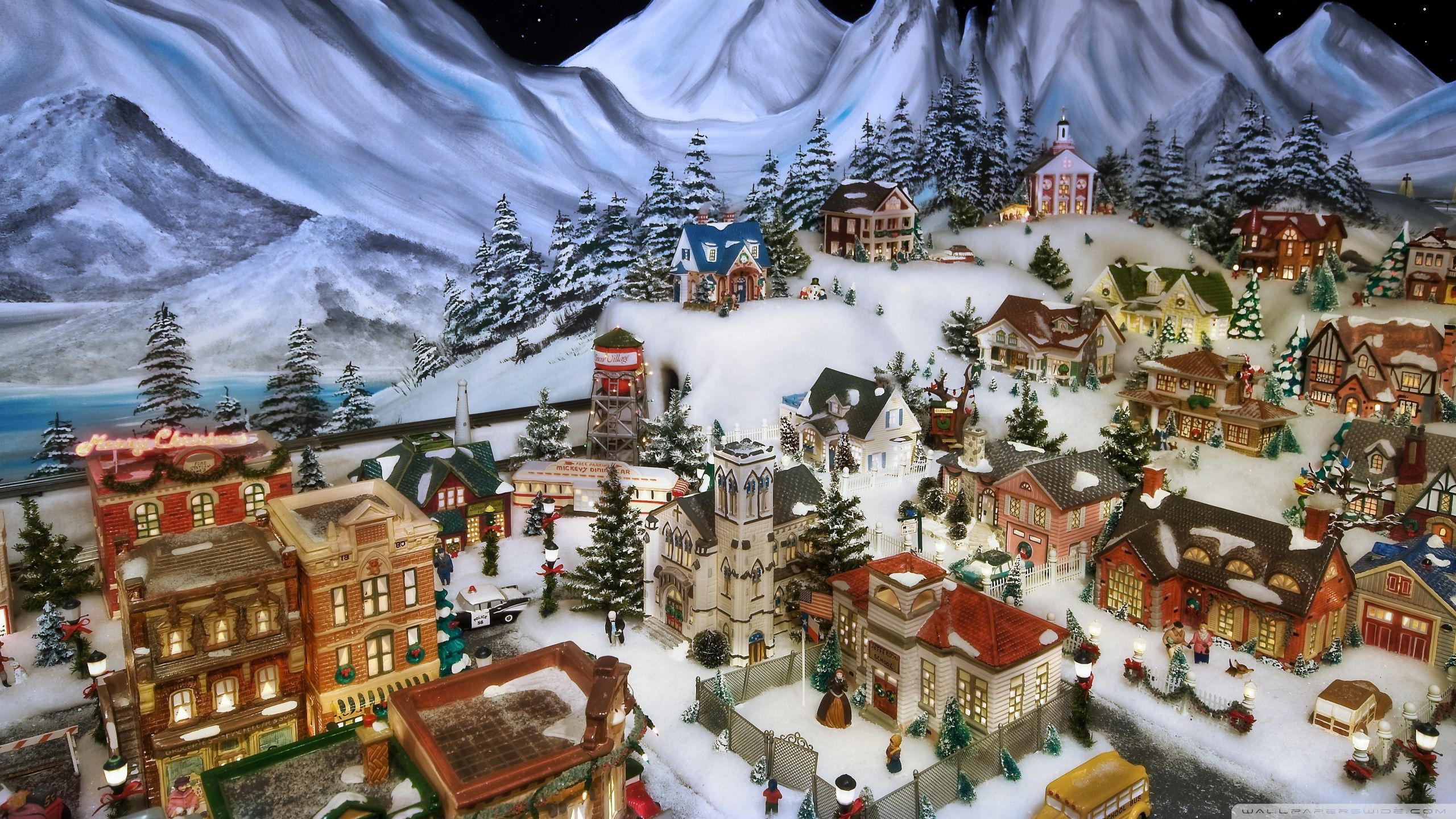 Christmas Village Scenes