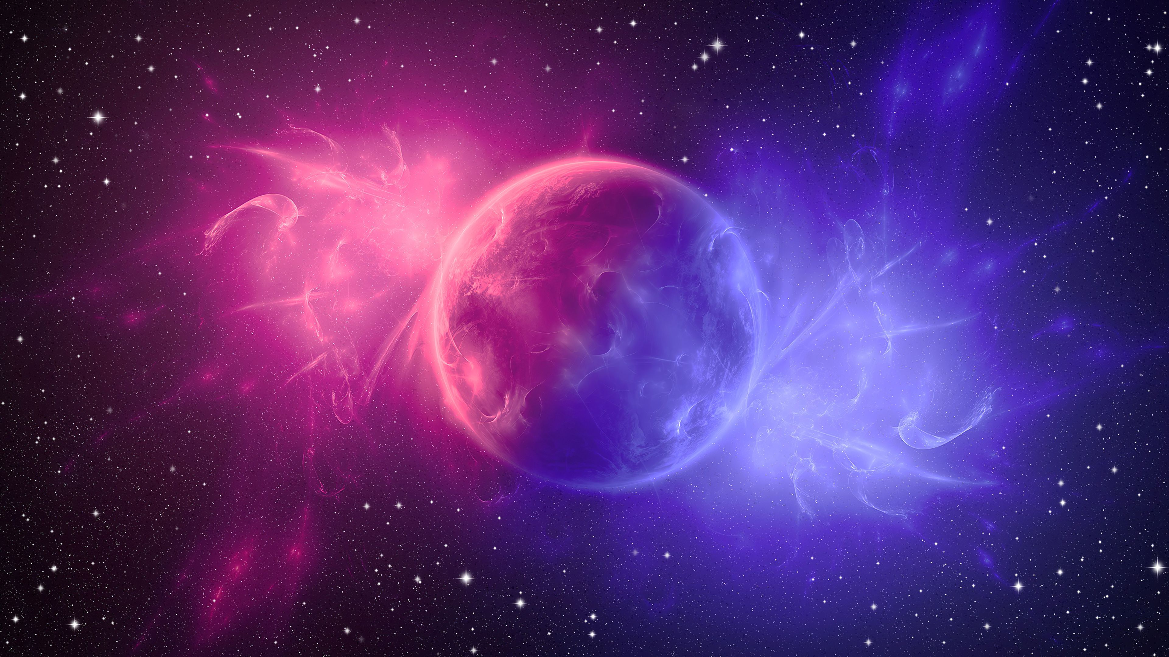Space Digital Art Pink Planet 4k, HD Digital Universe, 4k Wallpaper, Image, Background, Photo and Picture