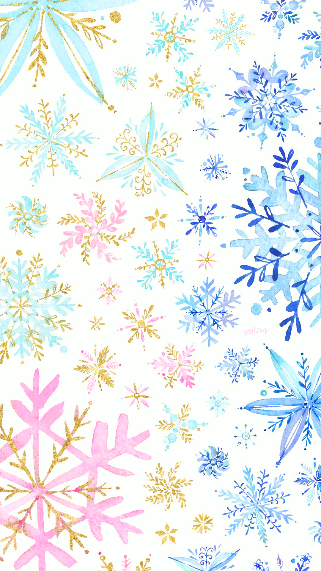 Phone Wallpaper HD Watercolor Gold Snowflakes BonTon TV Background 1080x. Christmas phone wallpaper, Snowflake wallpaper, Wallpaper iphone christmas