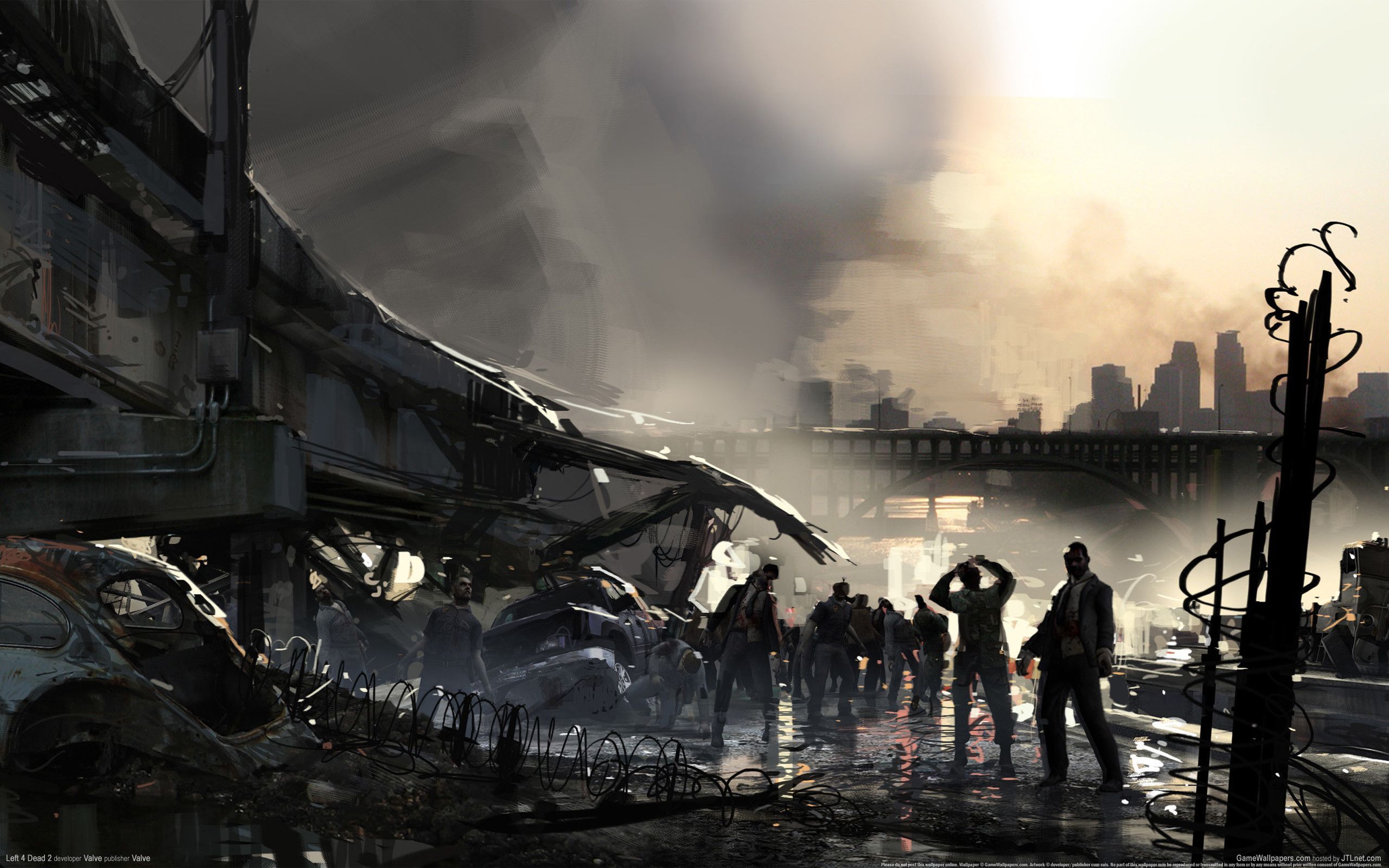 L4D Wallpaper. Left 4 dead, Best zombie, Futuristic city