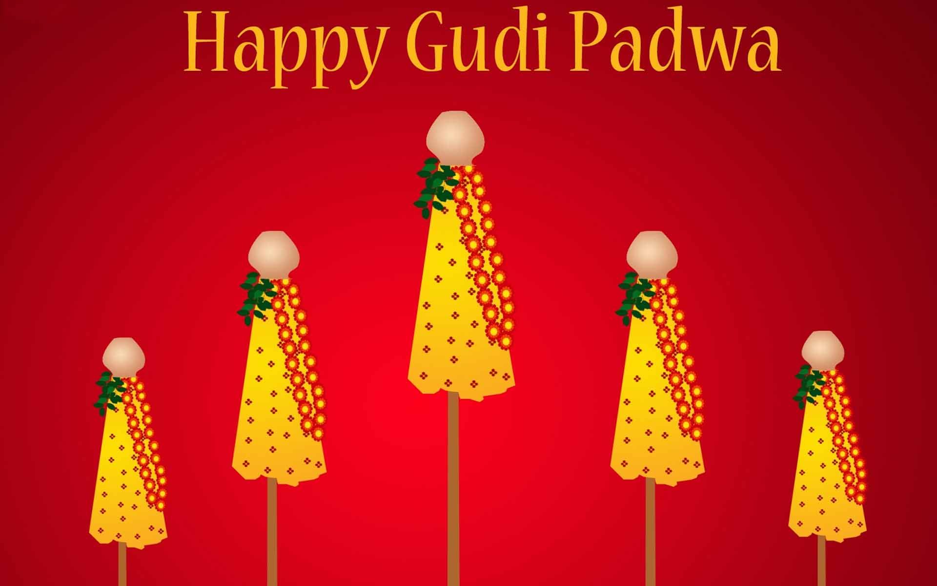 Happy Gudi Padwa festival HD image. Gudi padwa, Happy gudi padwa image, Happy