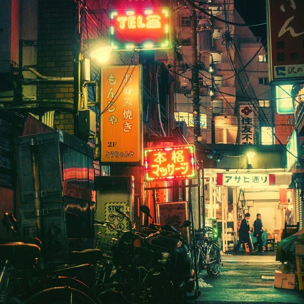 Steam Workshop::Chill background Japan at night (Lofi inspired)