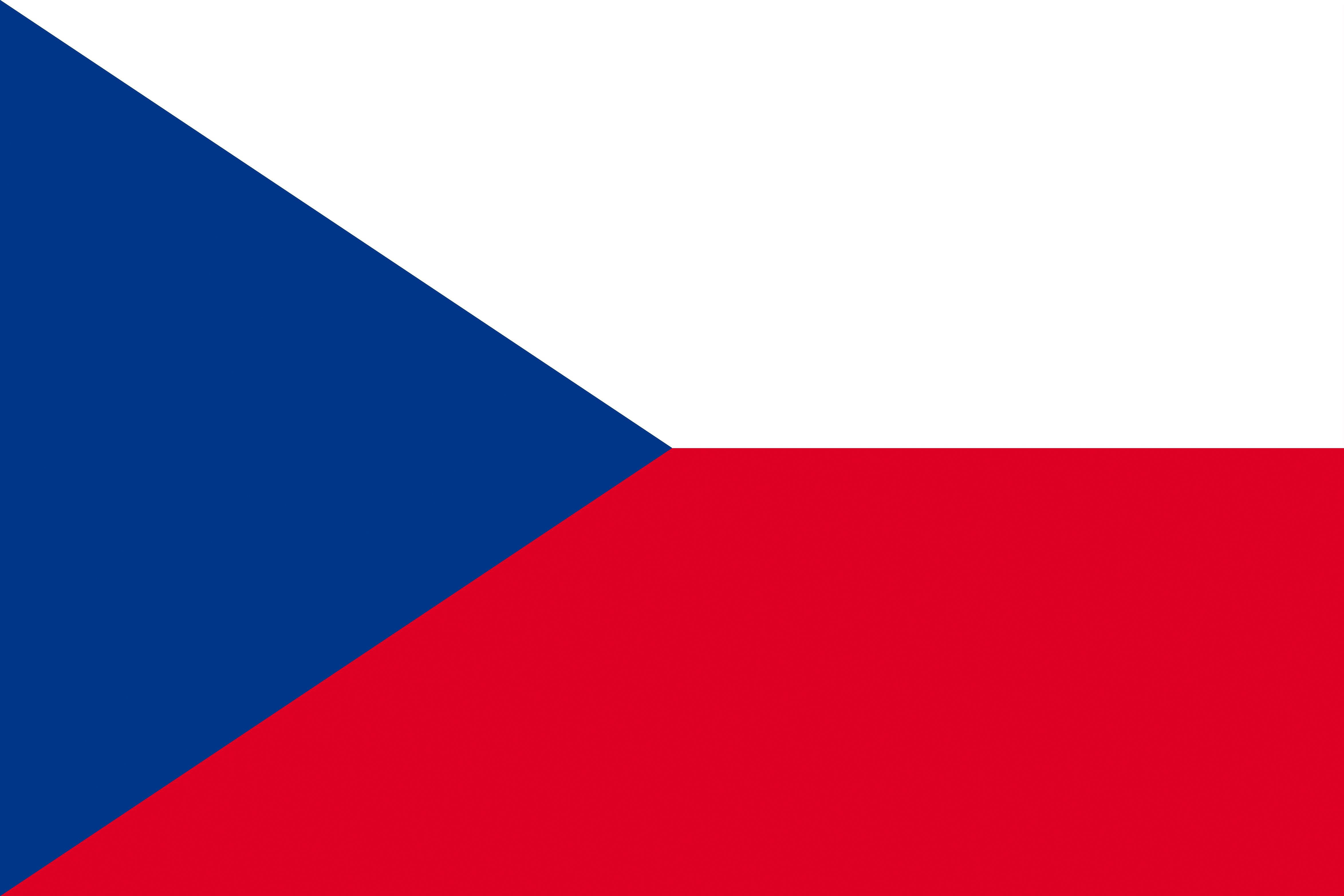 Photo Czech Republic Flag 4694x3129