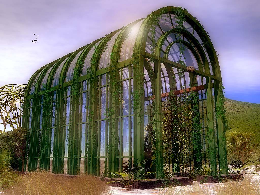 greenhouse «1024x768 «Anime wallpaper «Anime wallpaper. Orchid house, Anime wallpaper, Greenhouse