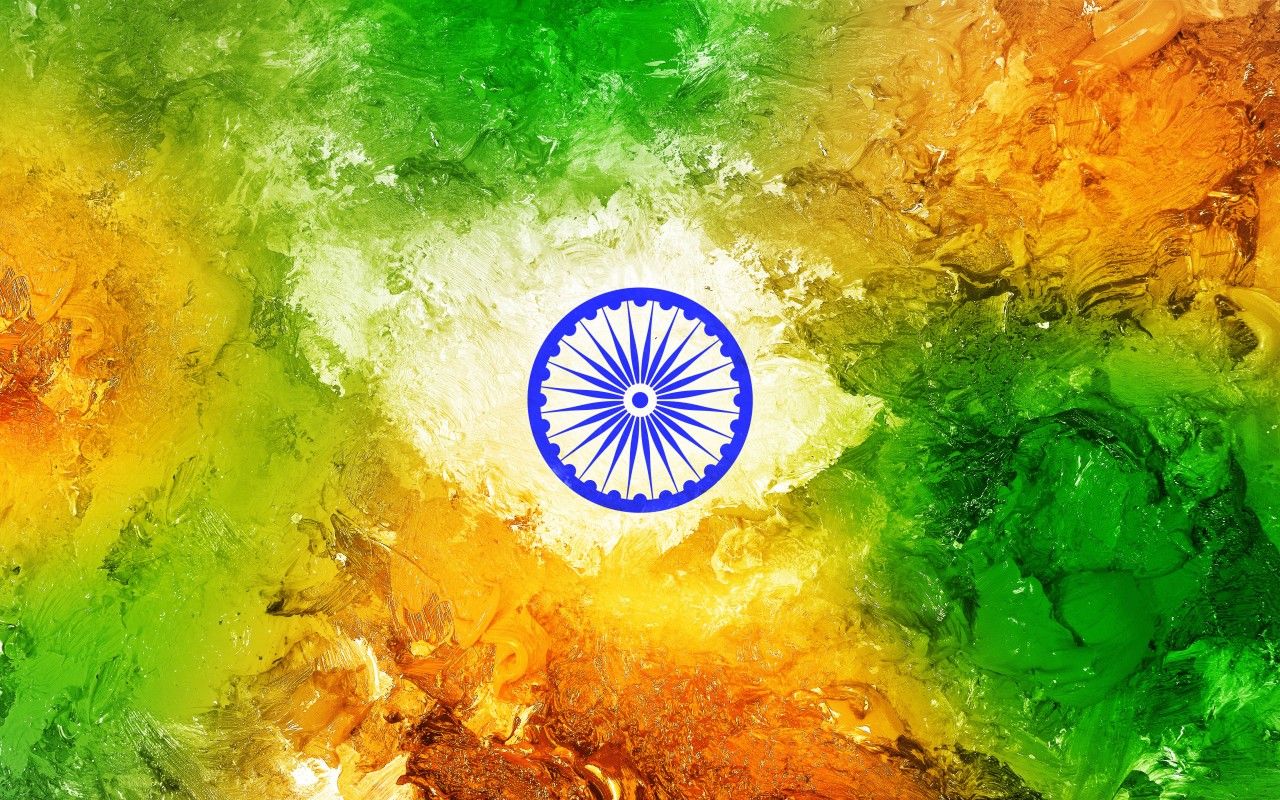 Indian Flag 4K Wallpaper, Tricolour Flag, National Flag, Flag of India, 5K, World
